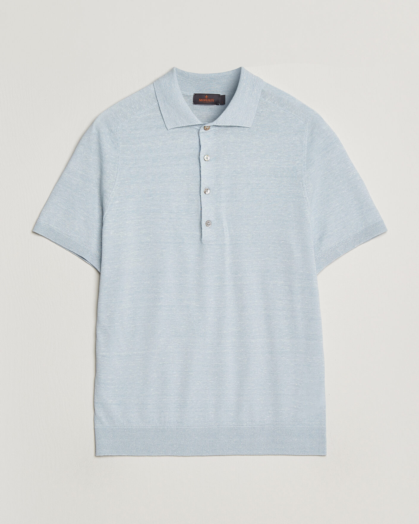 Men | Polo Shirts | Morris | Colin Short Sleeve Polo Shirt Light Blue