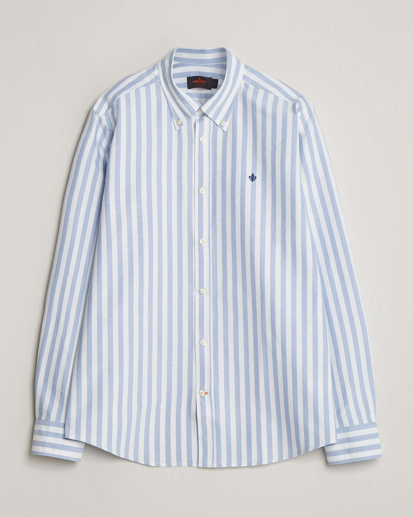 Men | Shirts | Morris | Douglas Striped Oxford Shirt Light Blue