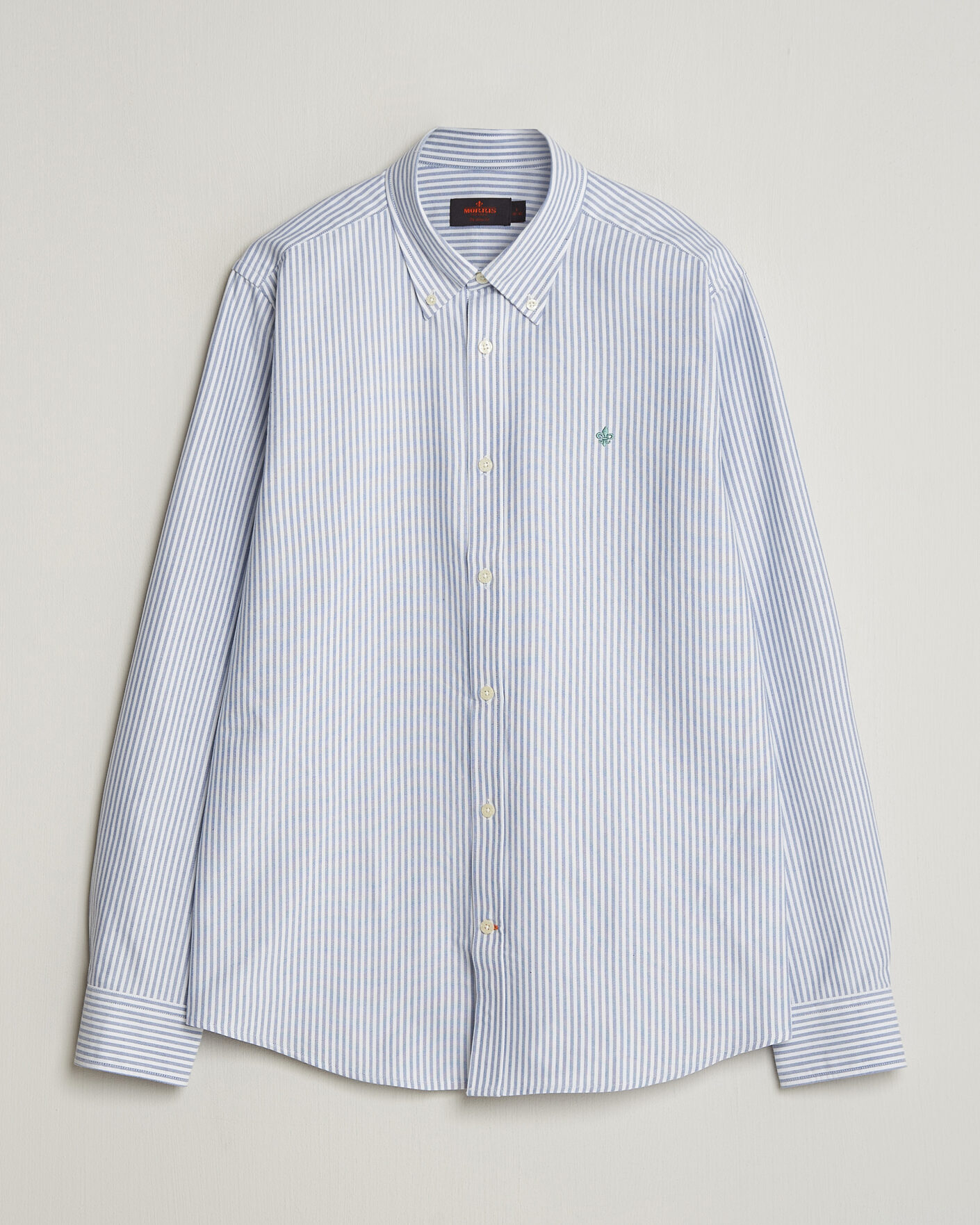Men | Shirts | Morris | Douglas Striped Oxford Shirt Dark Blue