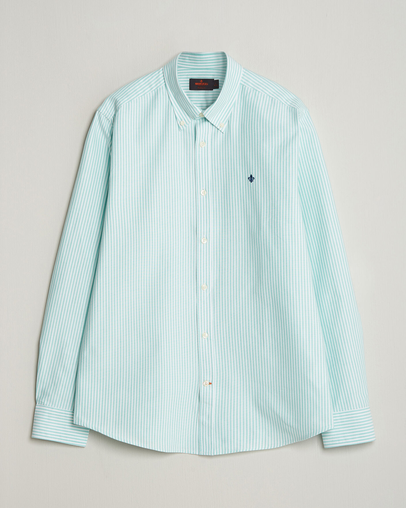 Men | Shirts | Morris | Douglas Striped Oxford Shirt Green