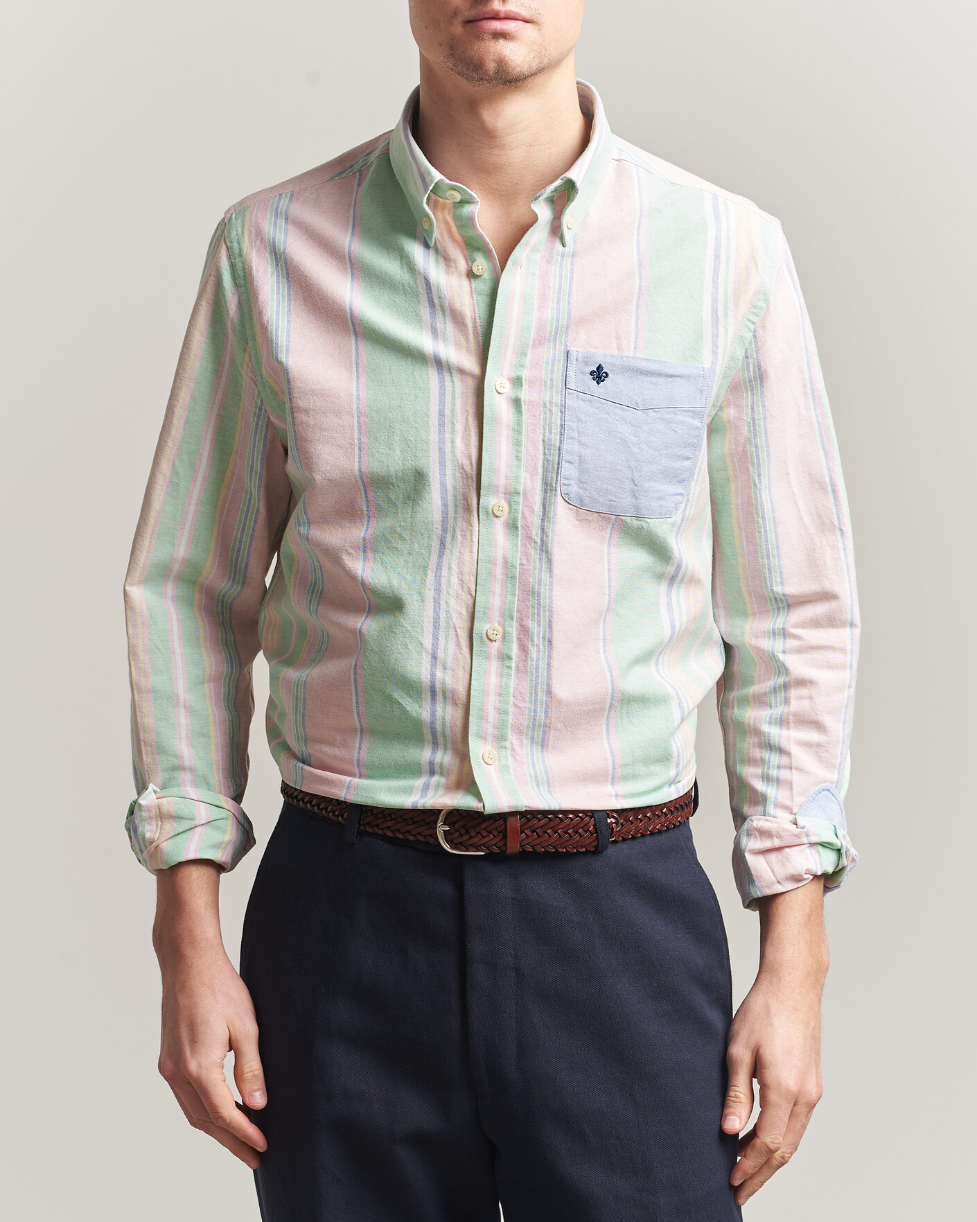 Men | Shirts | Morris | Happy Oxford Shirt Multi