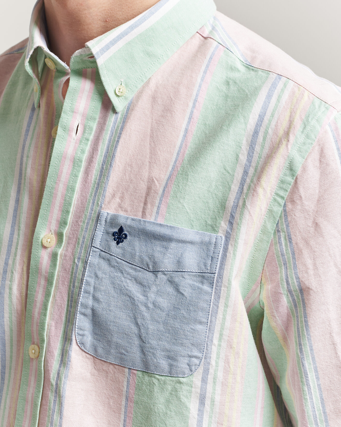 Men | Shirts | Morris | Happy Oxford Shirt Multi