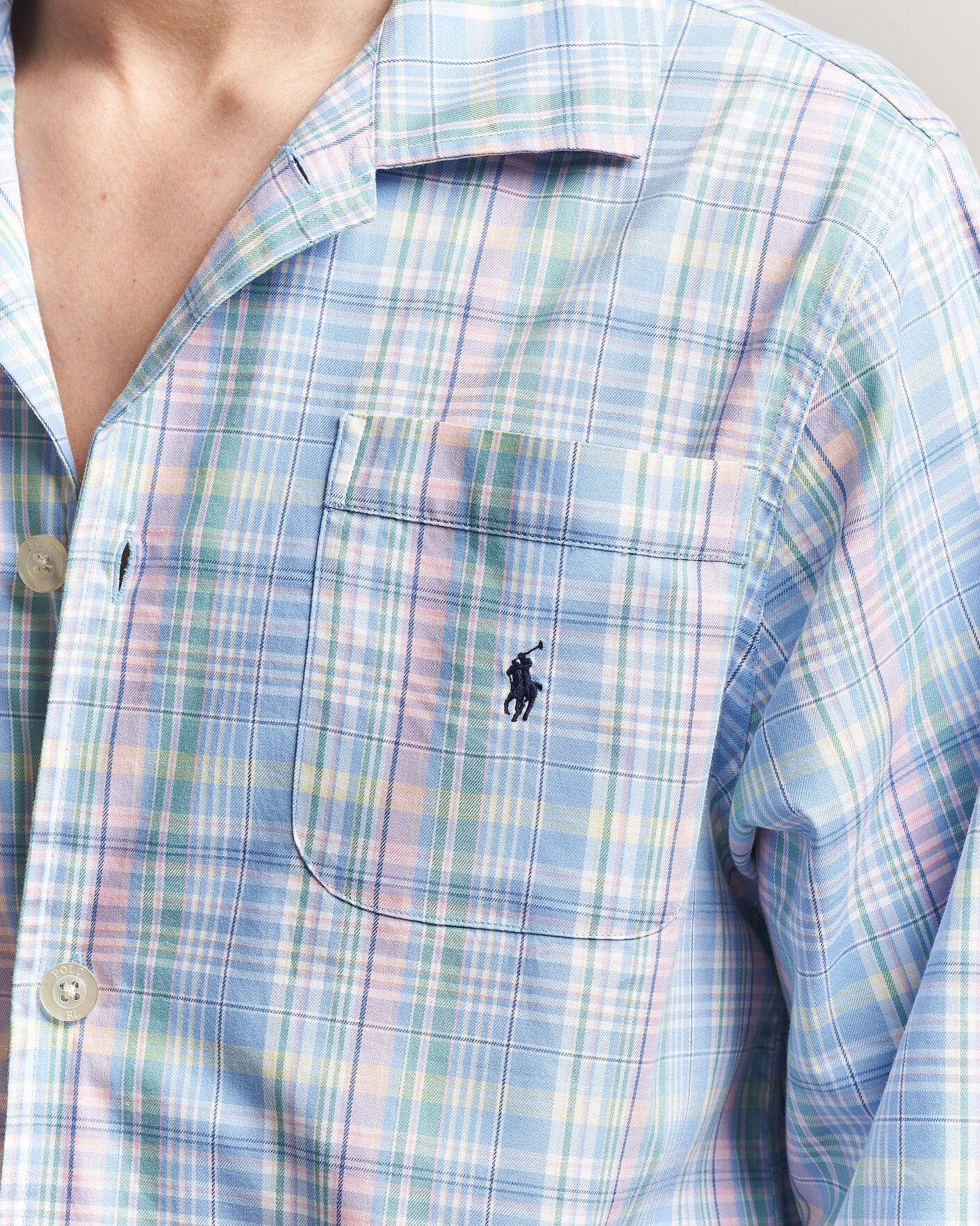 Men | Pyjamas & Robes | Polo Ralph Lauren | Cotton Checked Pyjama Set Multi