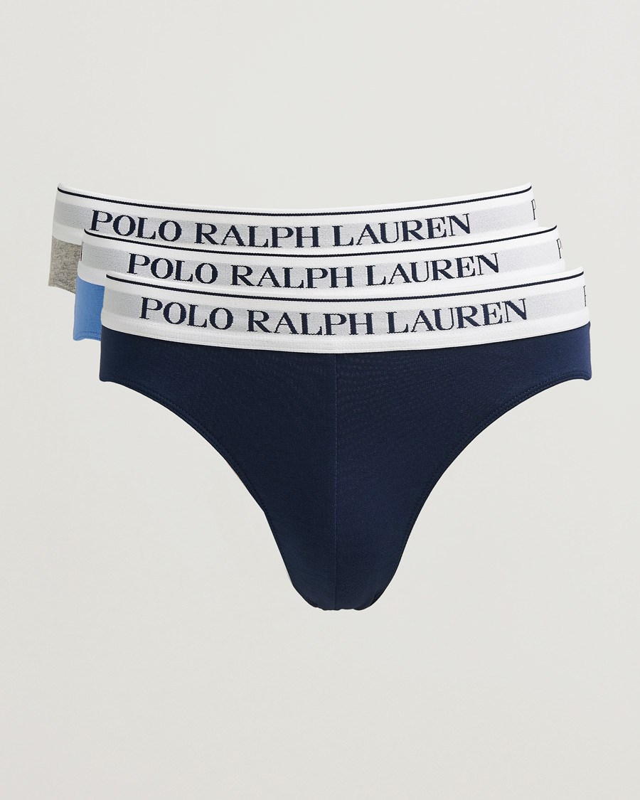 Men | Underwear & Socks | Polo Ralph Lauren | 3-Pack Brief Navy/Harbour Island/Andover