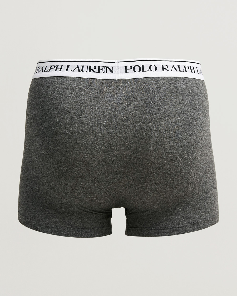 Men | Underwear & Socks | Polo Ralph Lauren | 3-Pack Trunk White/Grey/Black