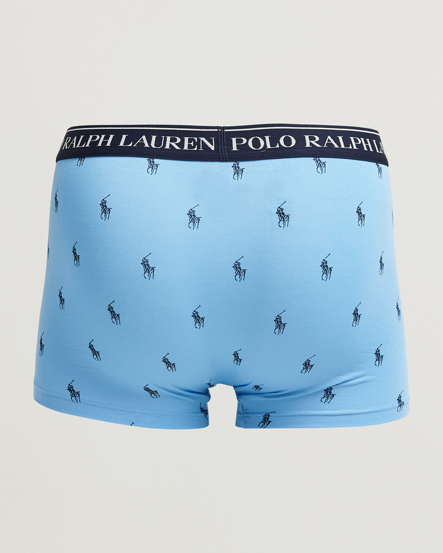 Men | Underwear & Socks | Polo Ralph Lauren | 3-Pack Trunk Navy/Pink/Blue