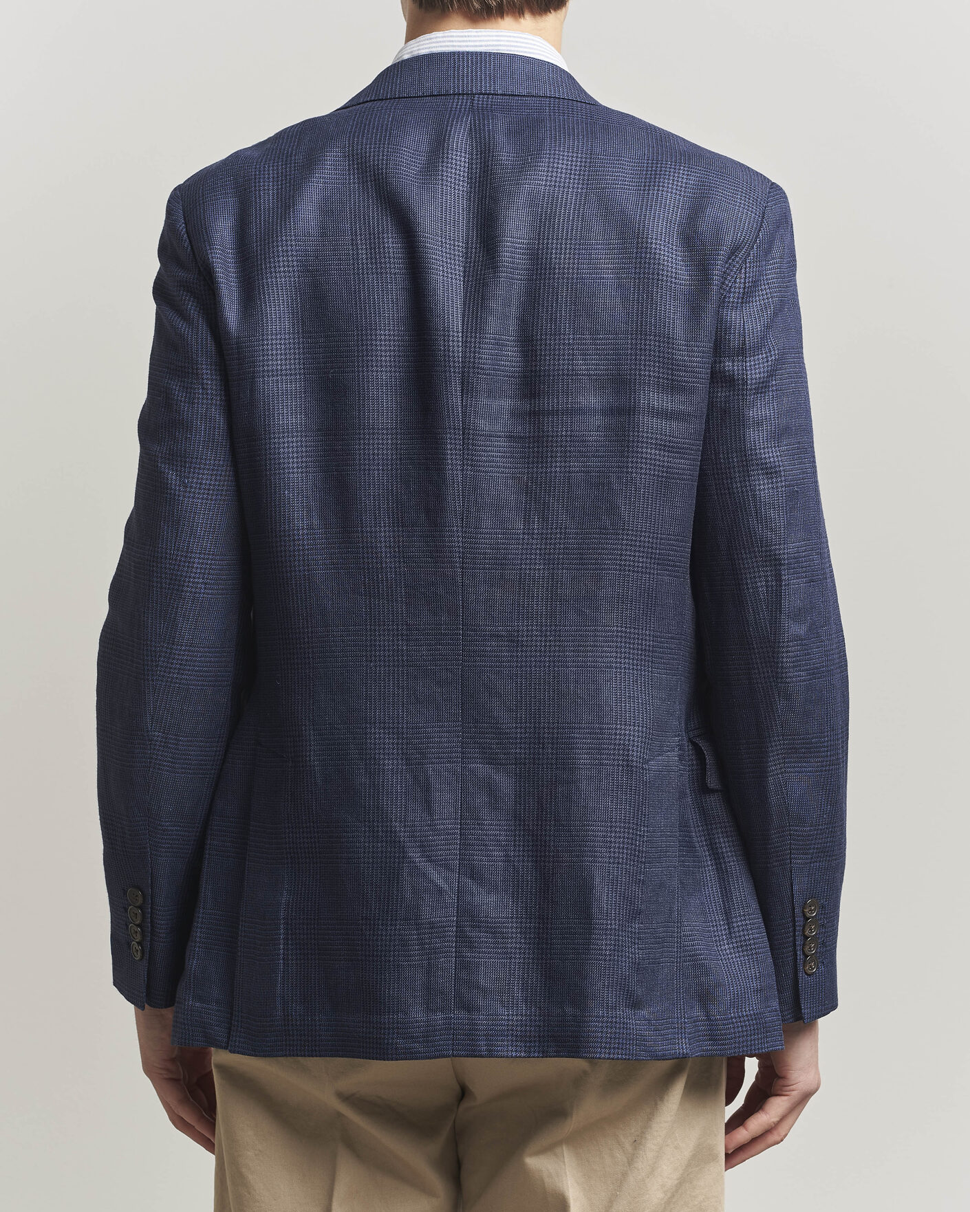 Men | Blazers | Polo Ralph Lauren | Mini Glenplaid DB Blazer Spring Navy