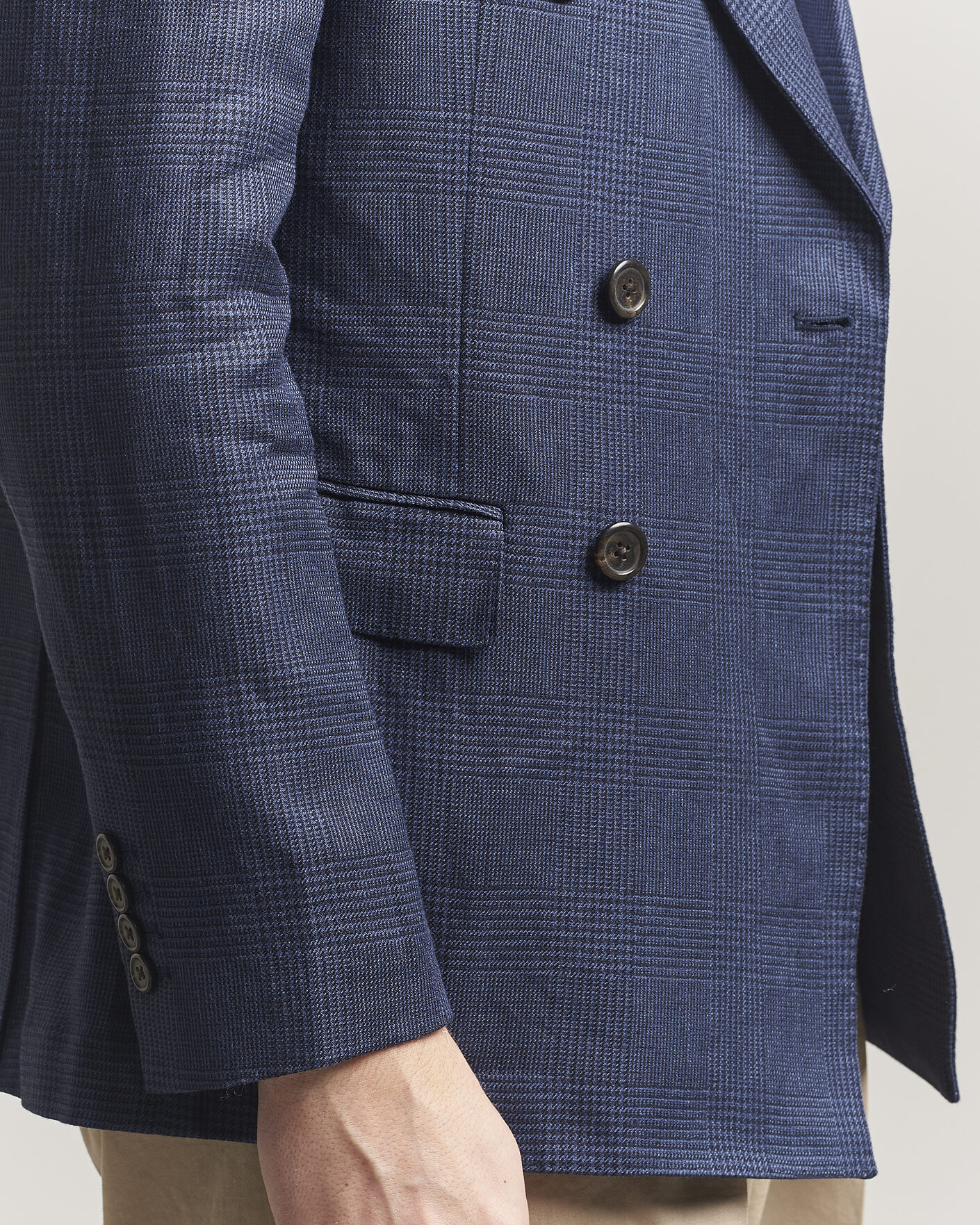 Men | Blazers | Polo Ralph Lauren | Mini Glenplaid DB Blazer Spring Navy