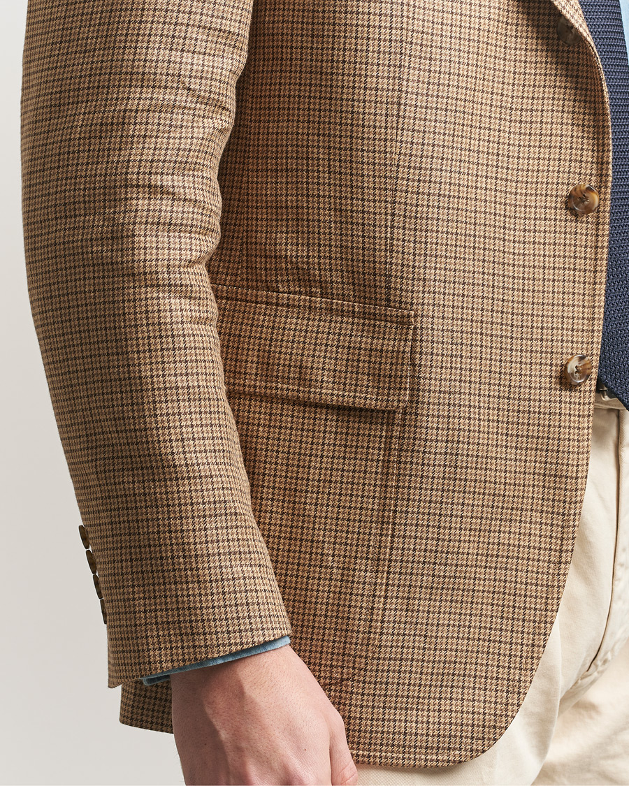 Men | Blazers | Polo Ralph Lauren | Mini Guncheck Blazer Camel Multi