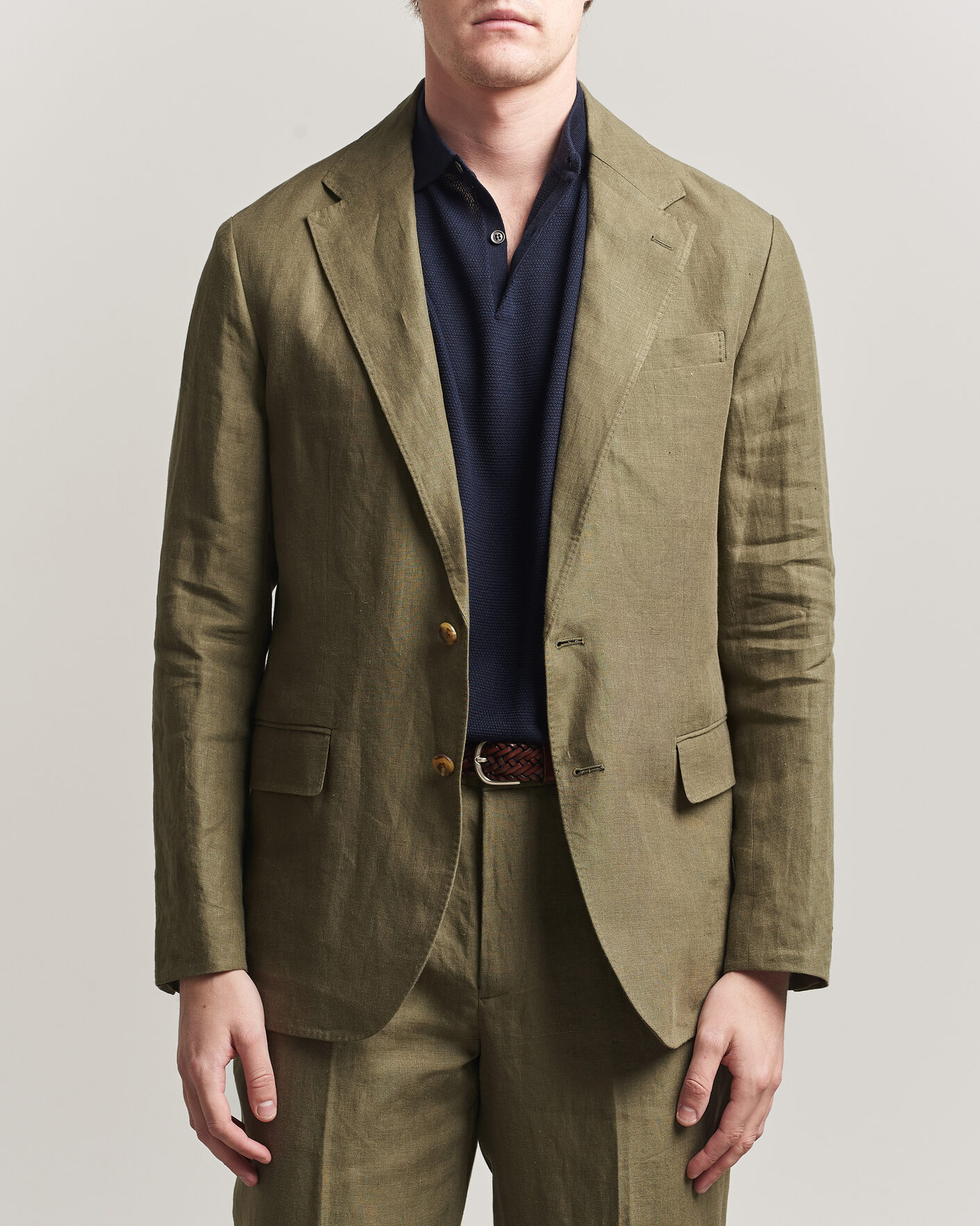 Men | Blazers | Polo Ralph Lauren | Linen Sportcoat Basic Olive