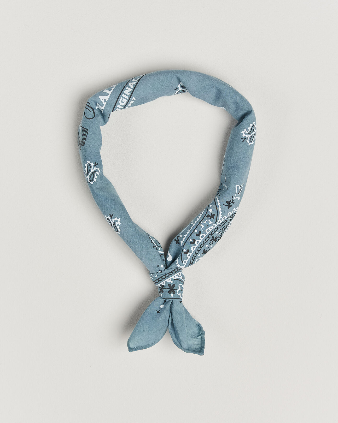 Men | Dress Scarves | Polo Ralph Lauren | Cotton Printed Bandana Vessle Blue