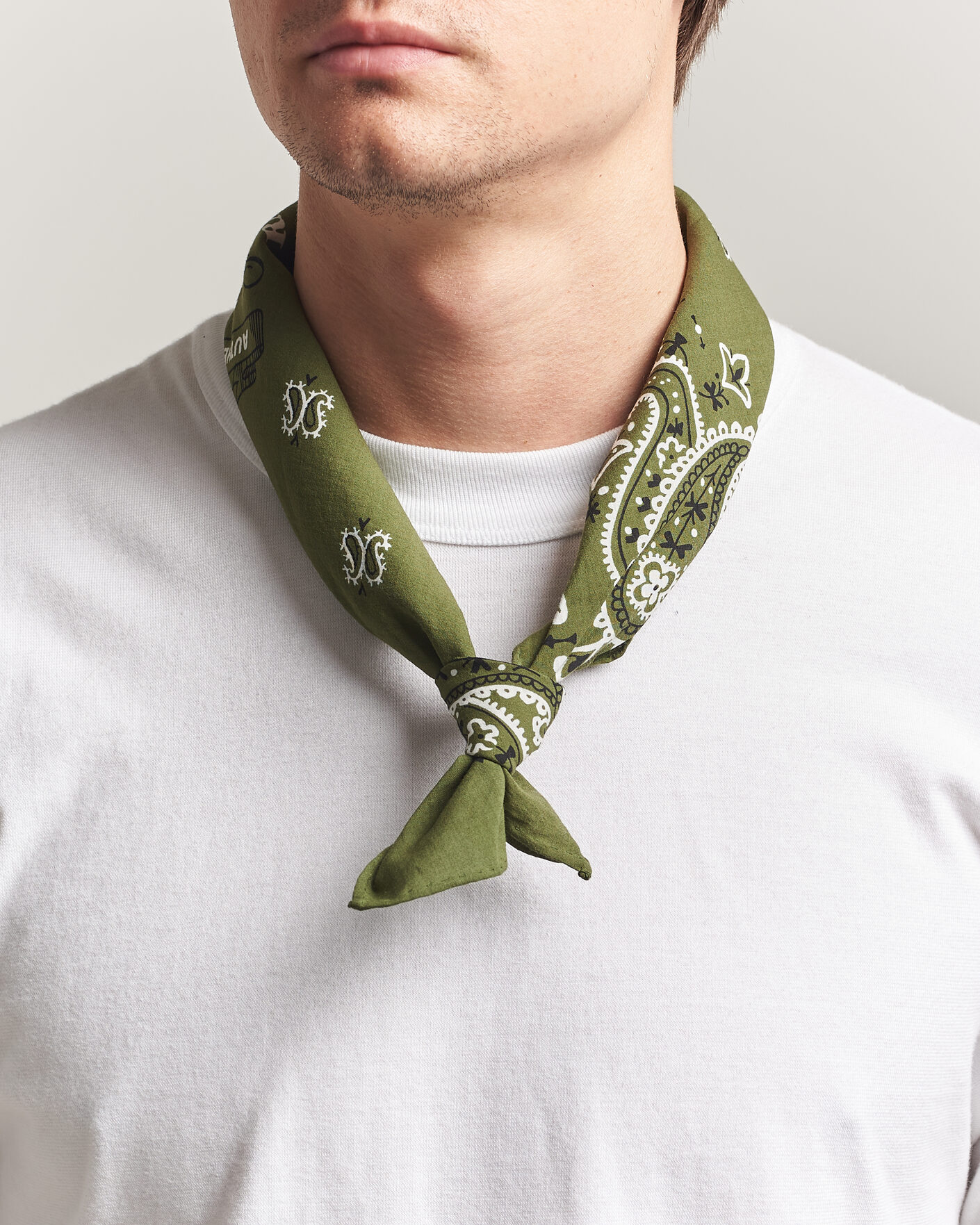 Polo Ralph Lauren Cotton Printed Bandana Supply Olive at