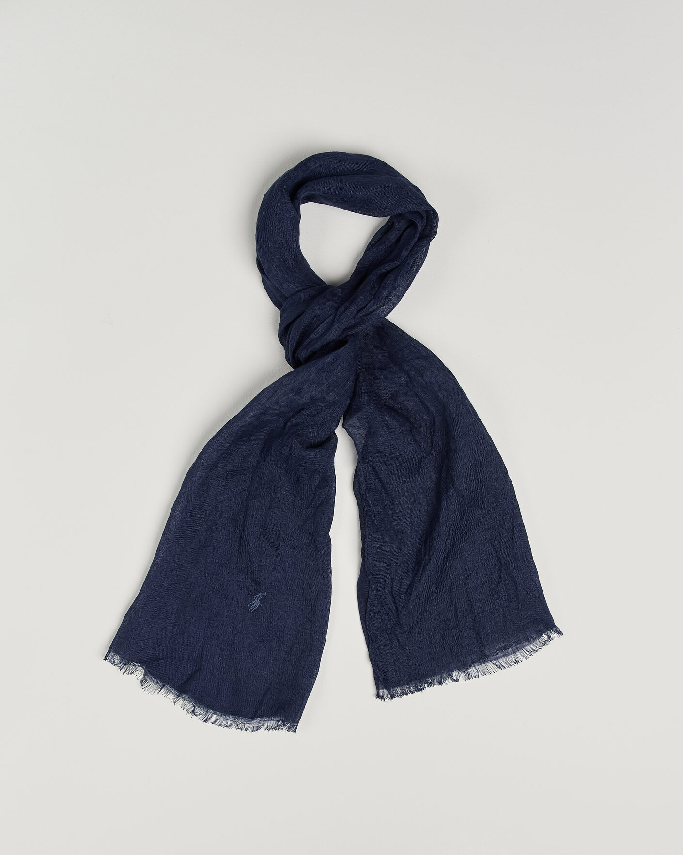 Men | Dress Scarves | Polo Ralph Lauren | Linen Scarf Newport Navy