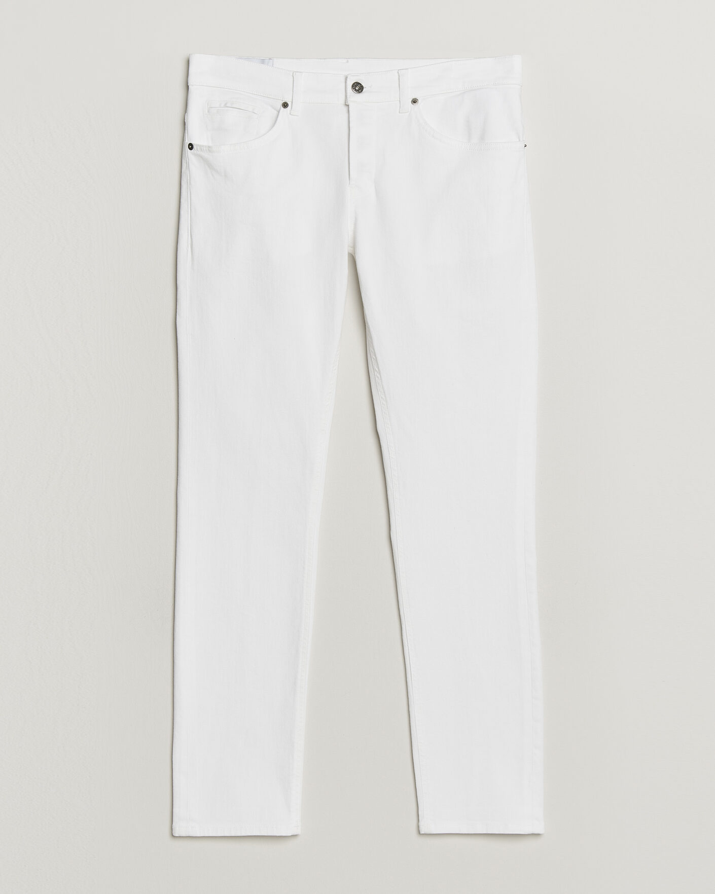 Men | Trousers | Dondup | George Bullstretch 5-Pocket Pants White