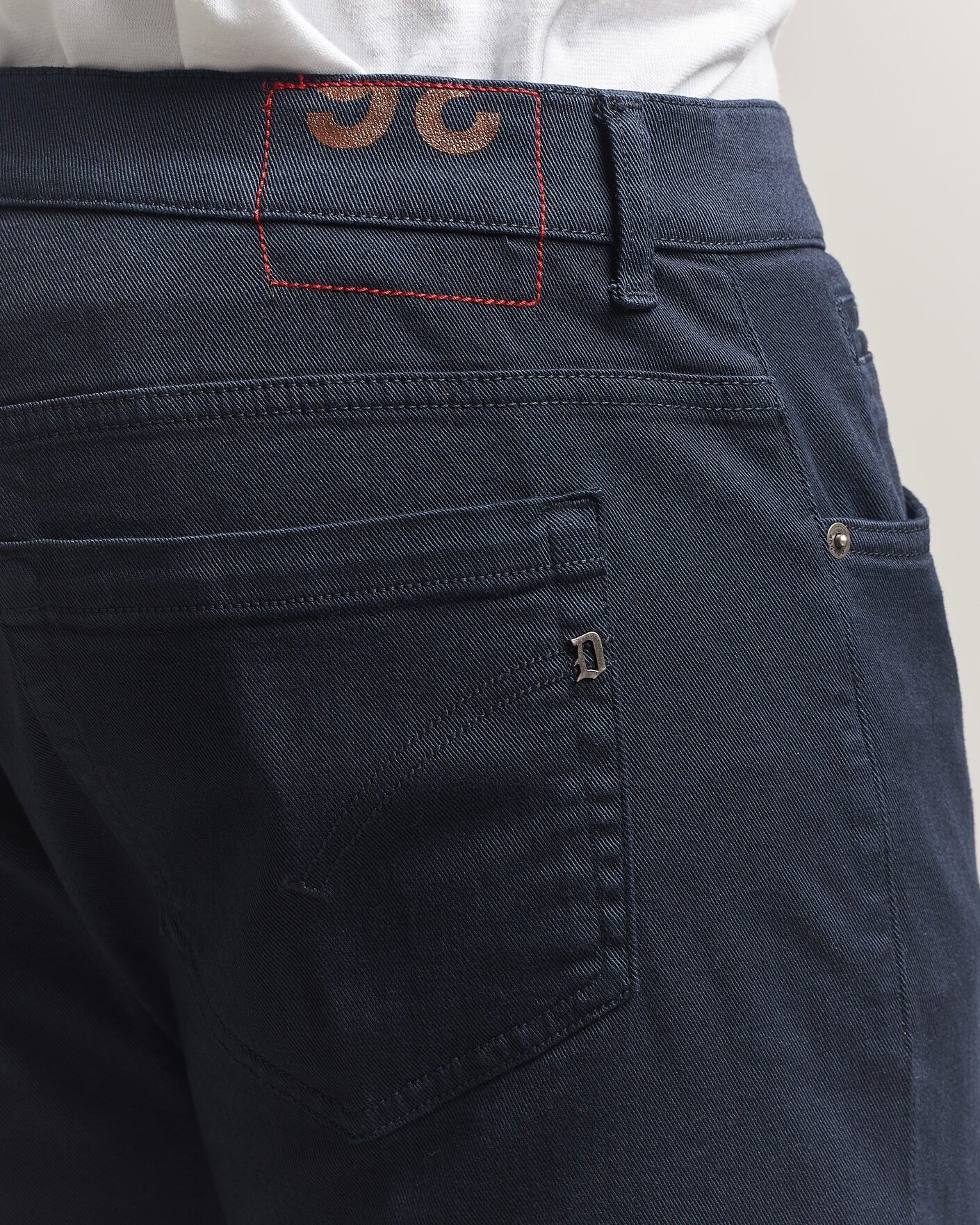 Men | Trousers | Dondup | George Bullstretch 5-Pocket Pants Navy