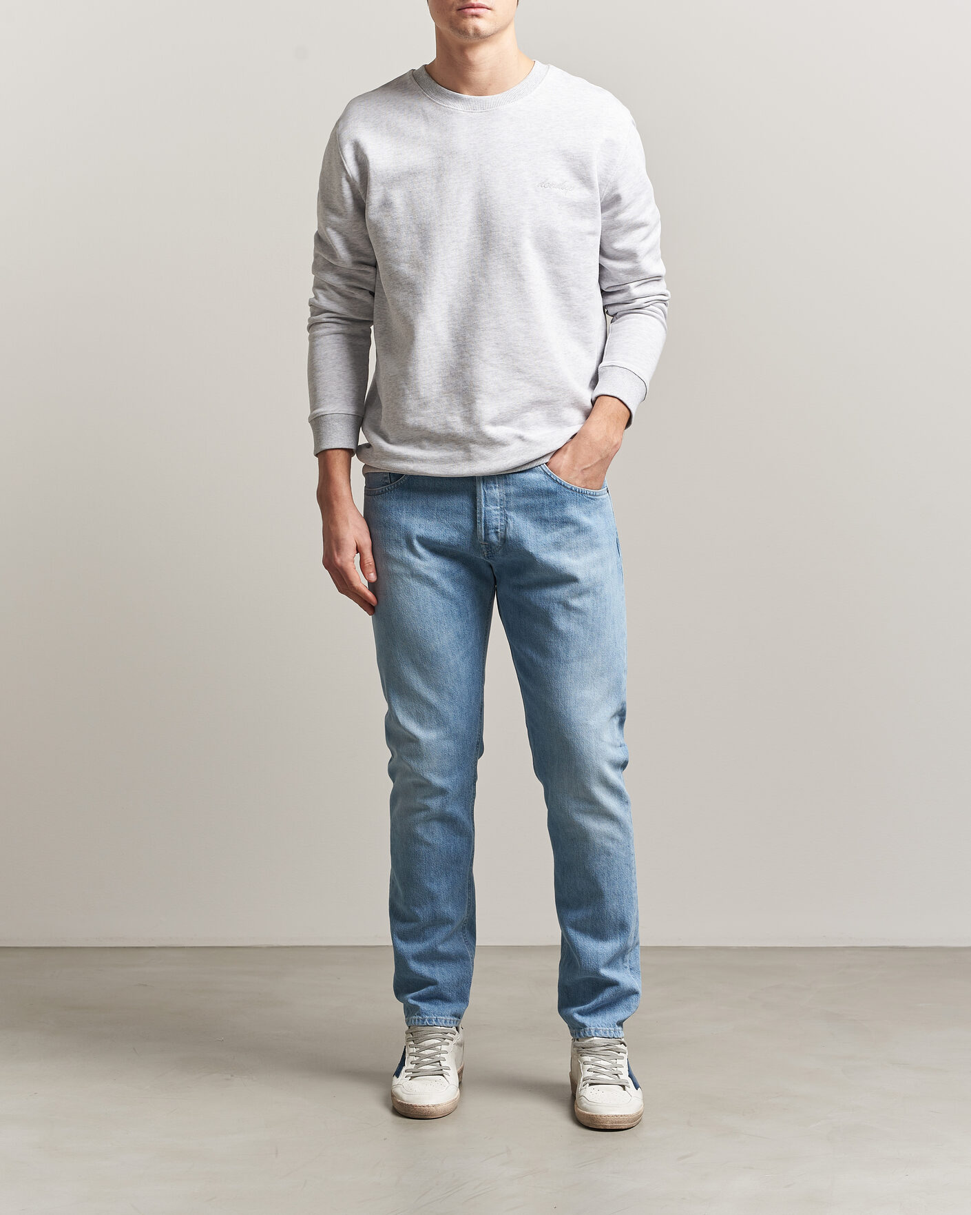 Men | Trousers | Dondup | Icon Regular Fit Jeans Light Blue