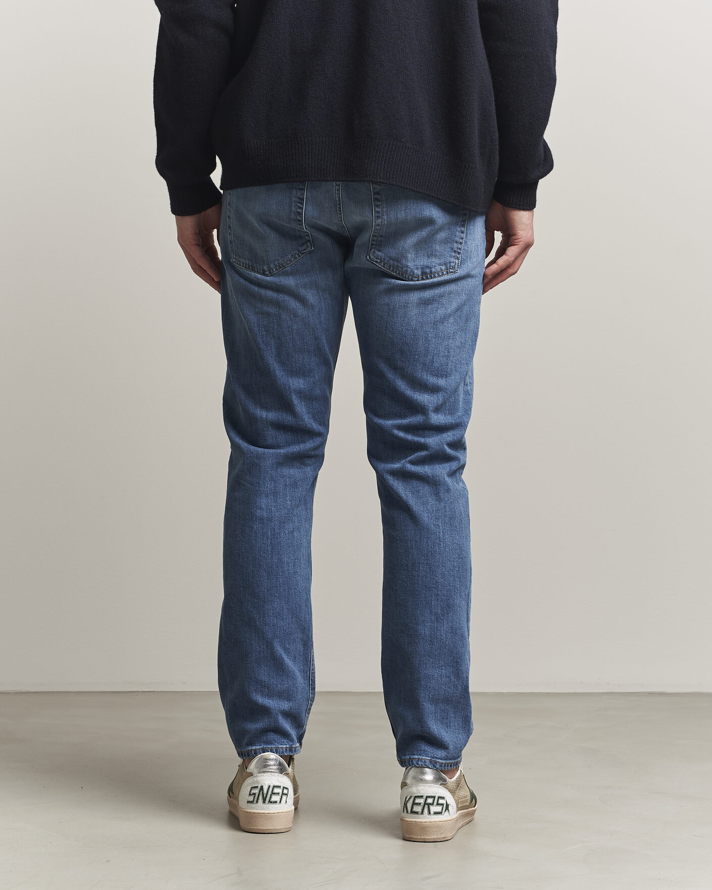 Men | Trousers | Dondup | Icon Regular Fit Jeans Medium Blue