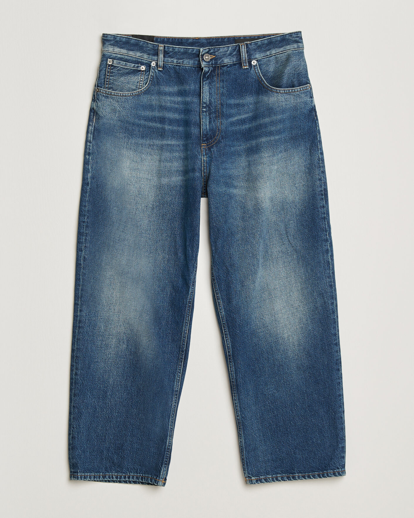 Men | Shirts | Dondup | Anthony Loose Fit Jeans Medium Blue