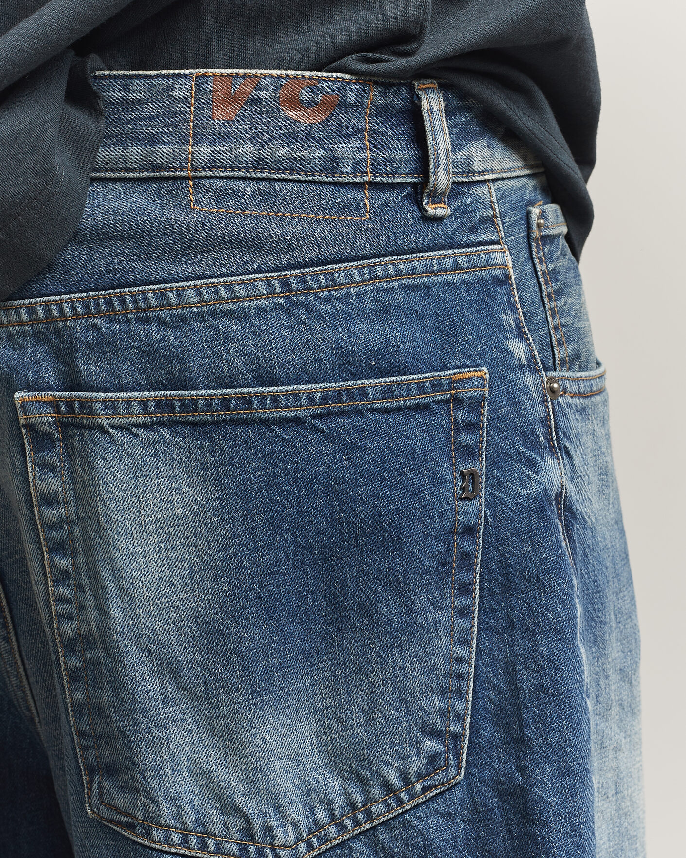 Men | Shirts | Dondup | Anthony Loose Fit Jeans Medium Blue
