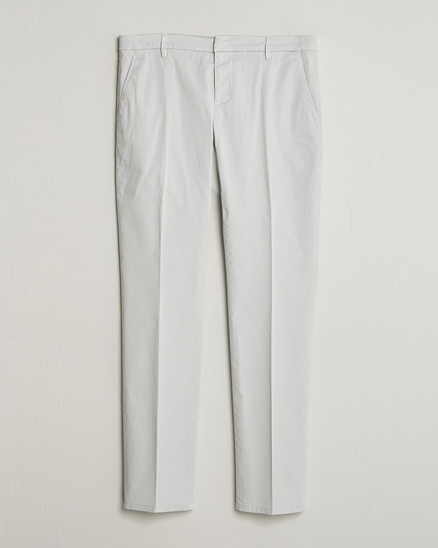 Men | Trousers | Dondup | Spiritisimo Cotton Chinos Light Grey