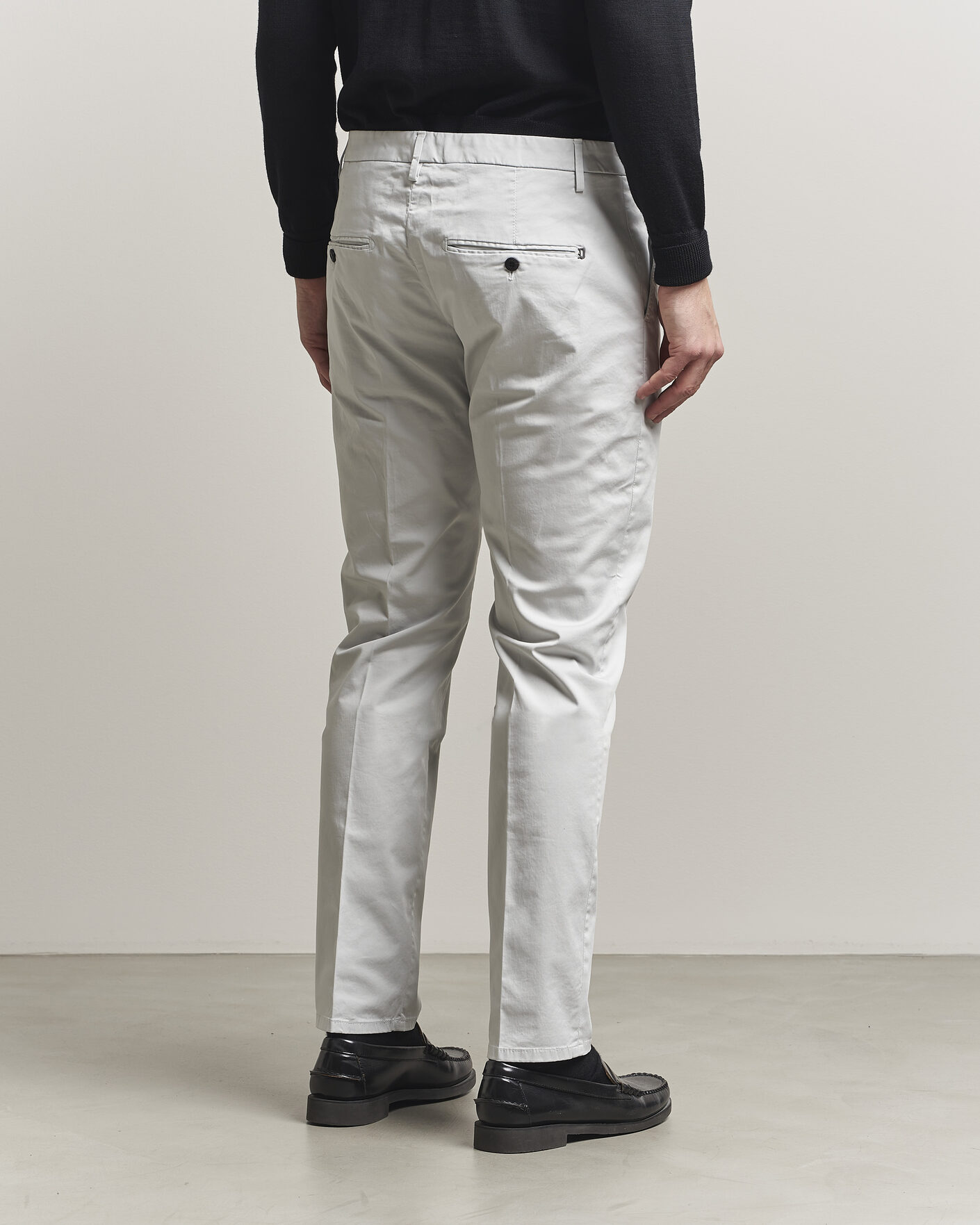 Men | Trousers | Dondup | Spiritisimo Cotton Chinos Light Grey
