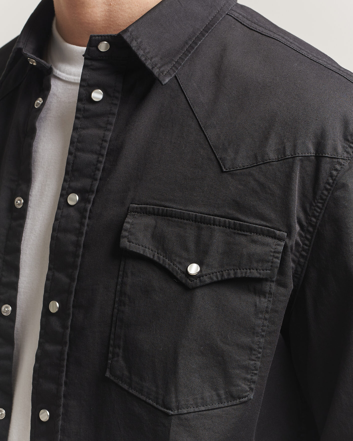 Men | Shirts | Dondup | Regular Fit Shirt Washed Black
