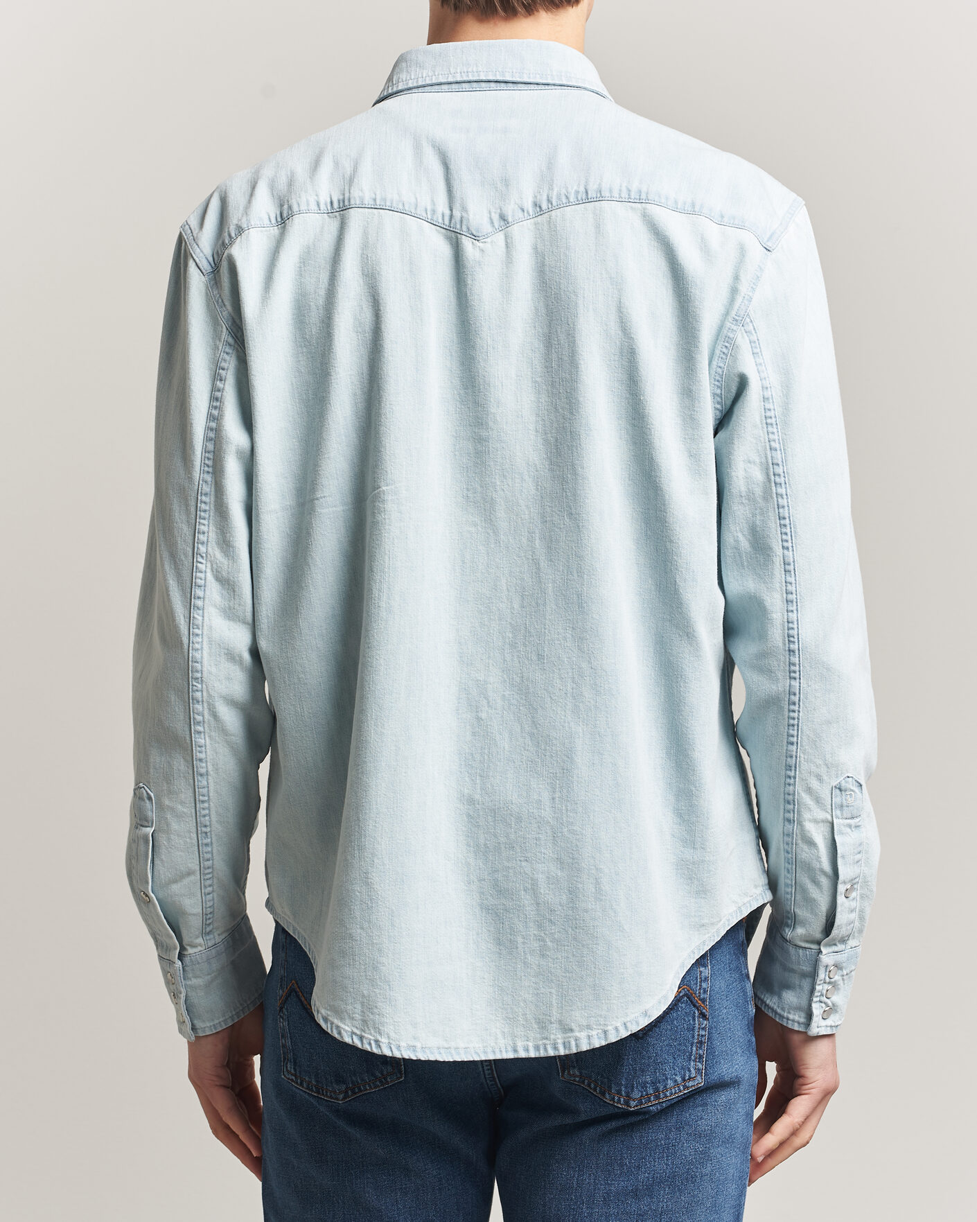Men | Shirts | Dondup | Regular Fit Denim Shirt Light Blue