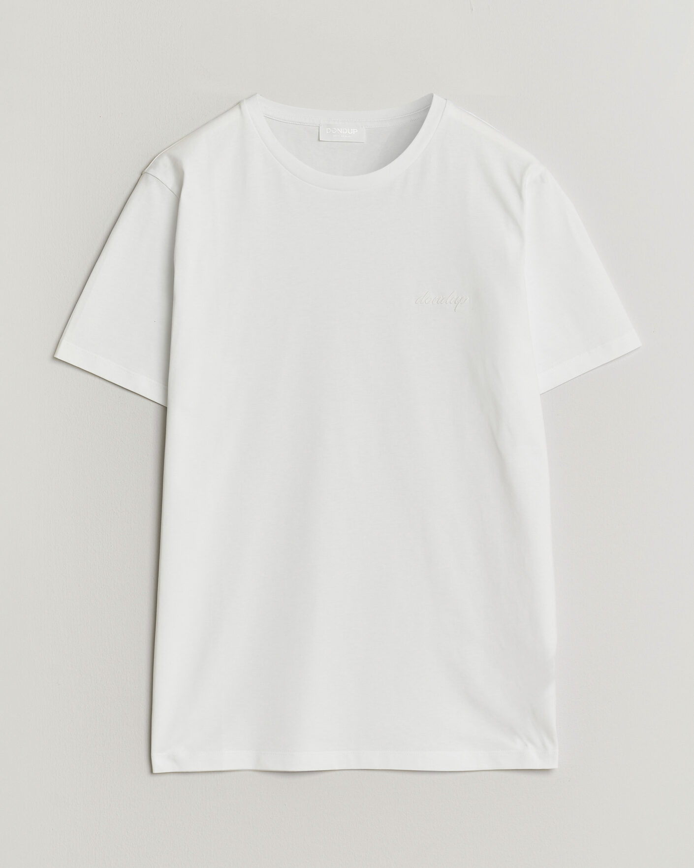 Men | T-Shirts | Dondup | Logo Crew Neck T-Shirt White