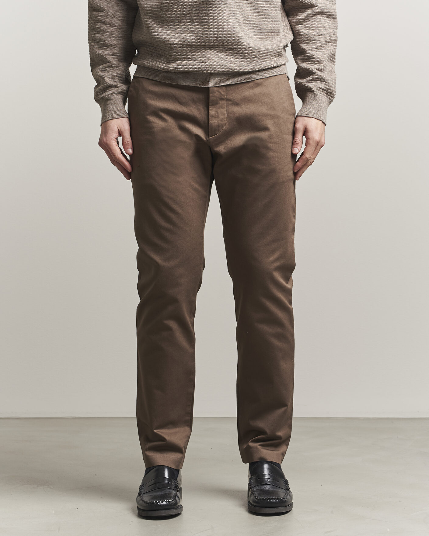 Men | Trousers | NN07 | Theo Regular Fit Stretch Chinos Mable Husk