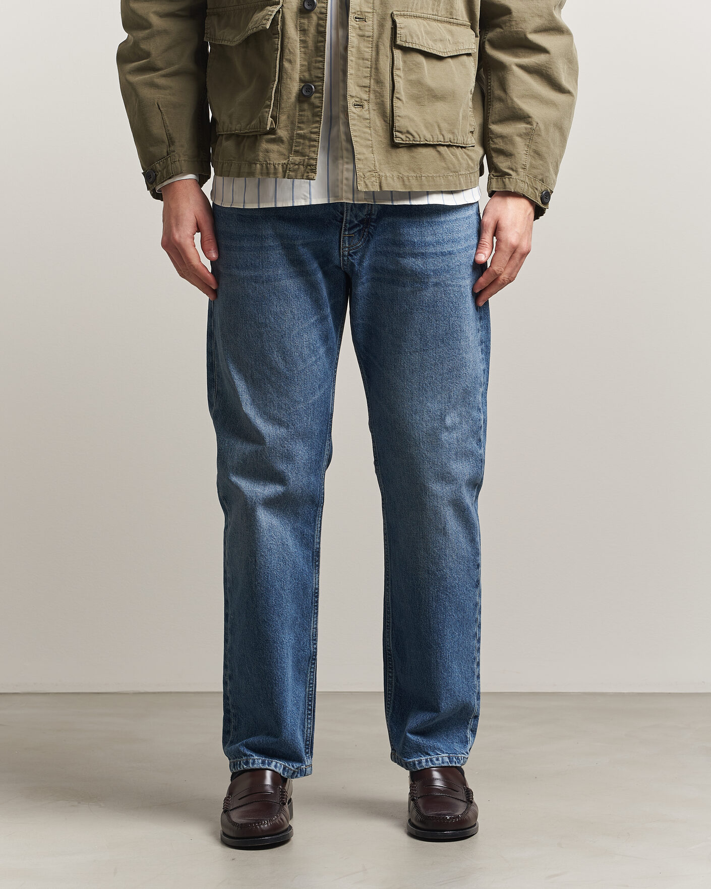 Men | Trousers | NN07 | Sonny Regular Fit Jeans Blue Distressed