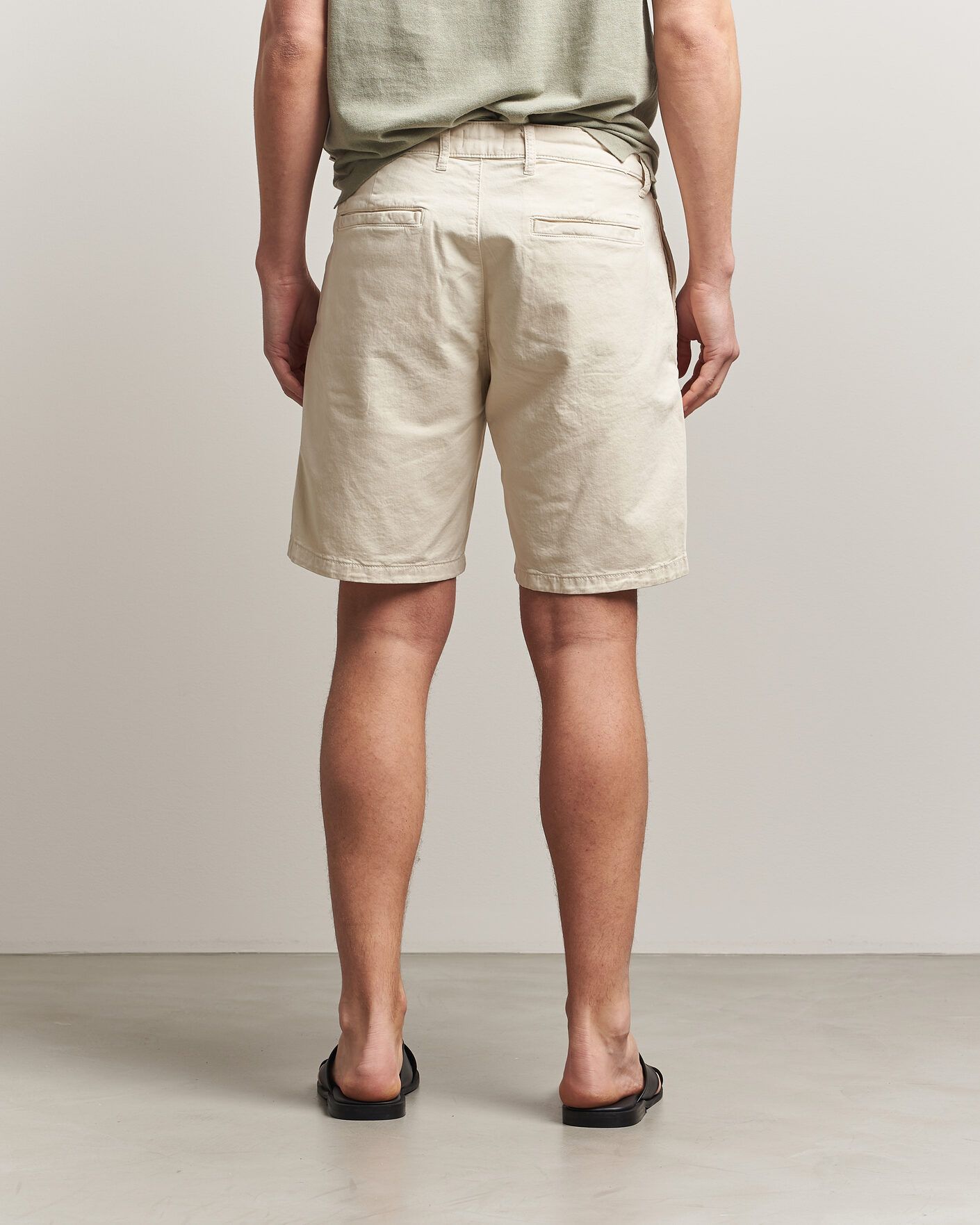 Men | Shorts | NN07 | Aden Regular Fit Chino Shorts Ivory