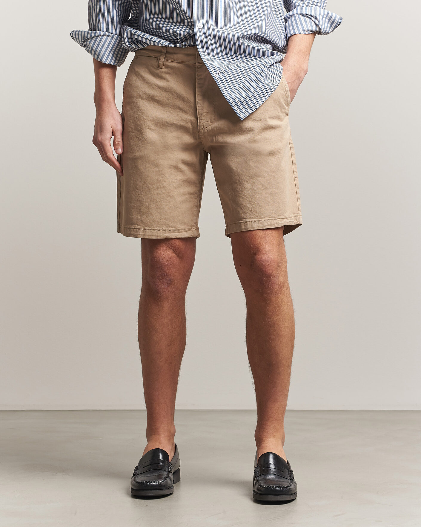 Men | Shorts | NN07 | Aden Regular Fit Chino Shorts Desert Khaki