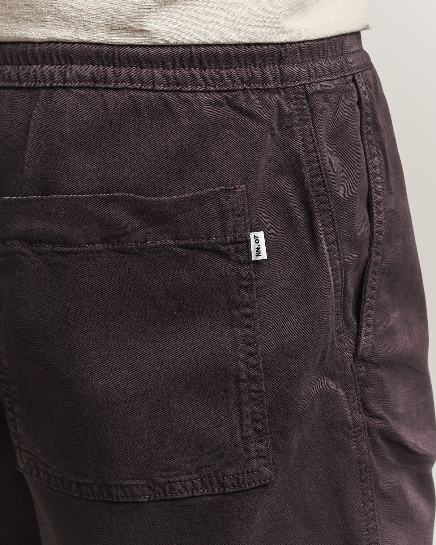 Men | Shorts | NN07 | Gregor Drawstring Shorts Deep Truffle