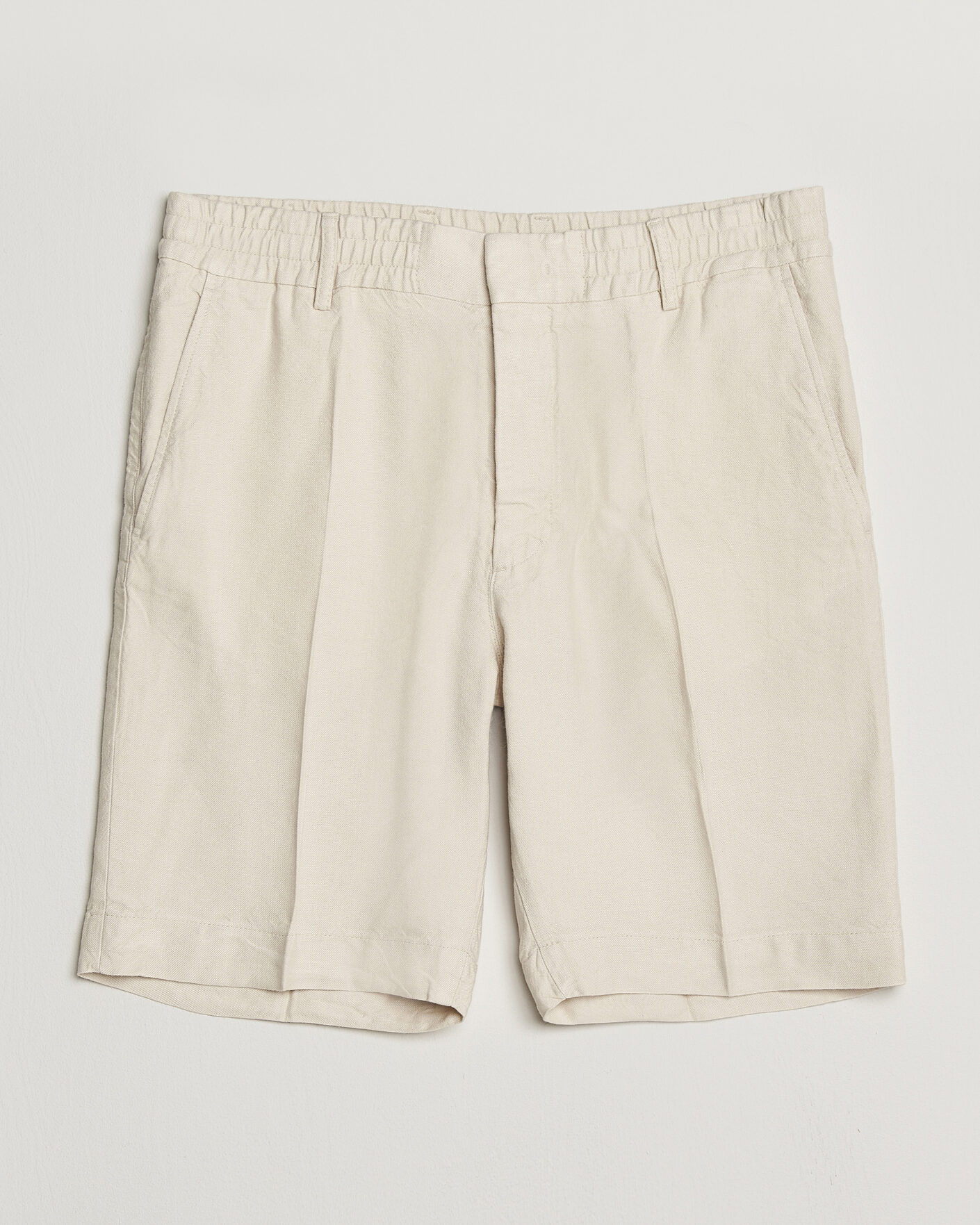 Men | Shorts | NN07 | Billie Linen/Viscose Drawstring Shorts Ivory