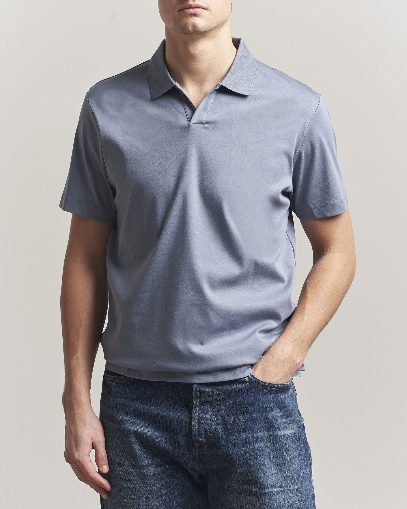 Men | Polo Shirts | NN07 | Paul Polo Stone Blue