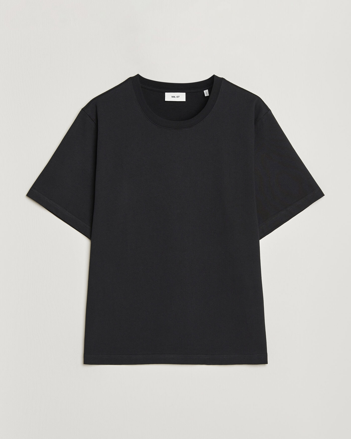Men | T-Shirts | NN07 | Jett Washed Printed Crew Neck T-Shirt Black