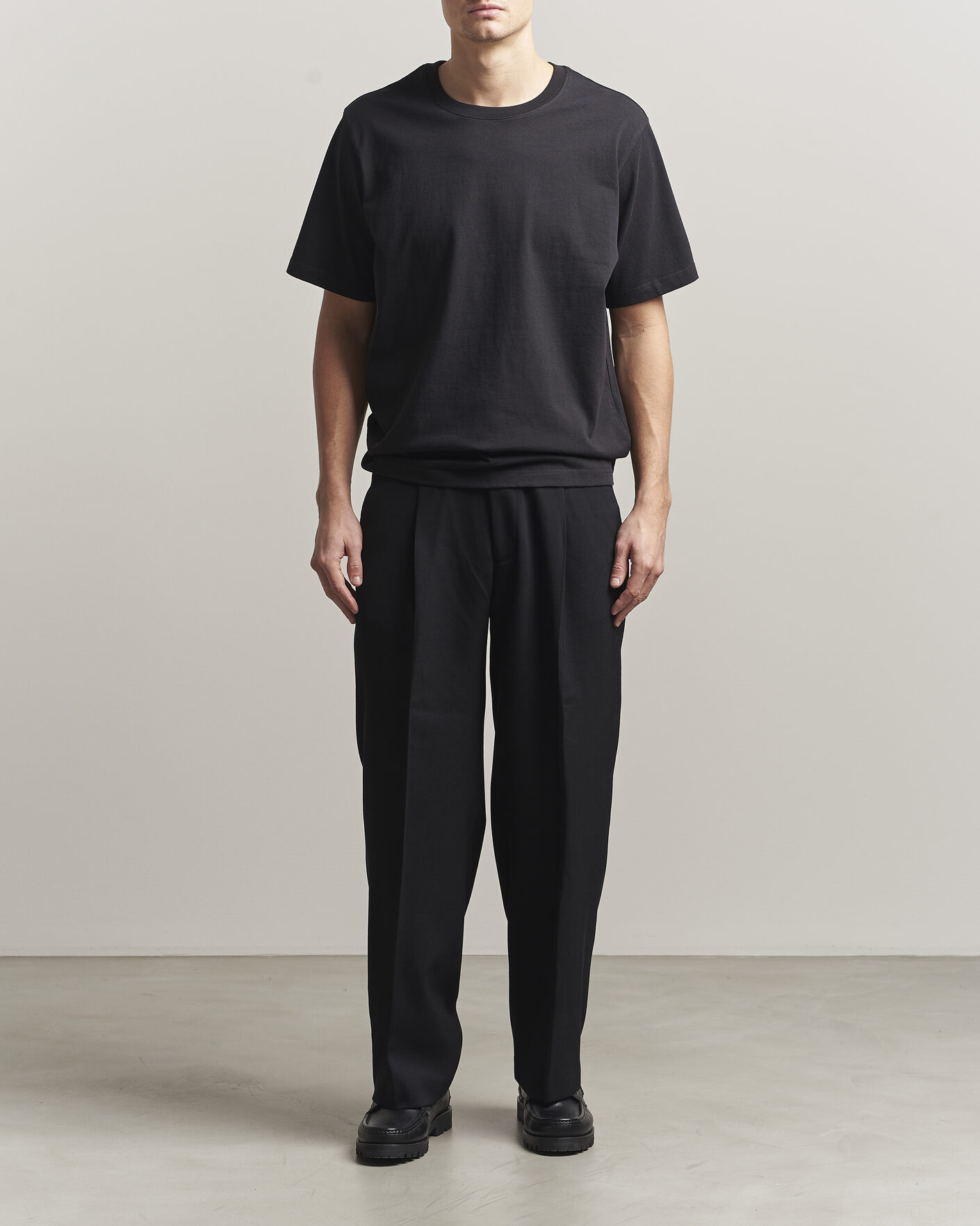 Men | T-Shirts | NN07 | Jett Washed Printed Crew Neck T-Shirt Black