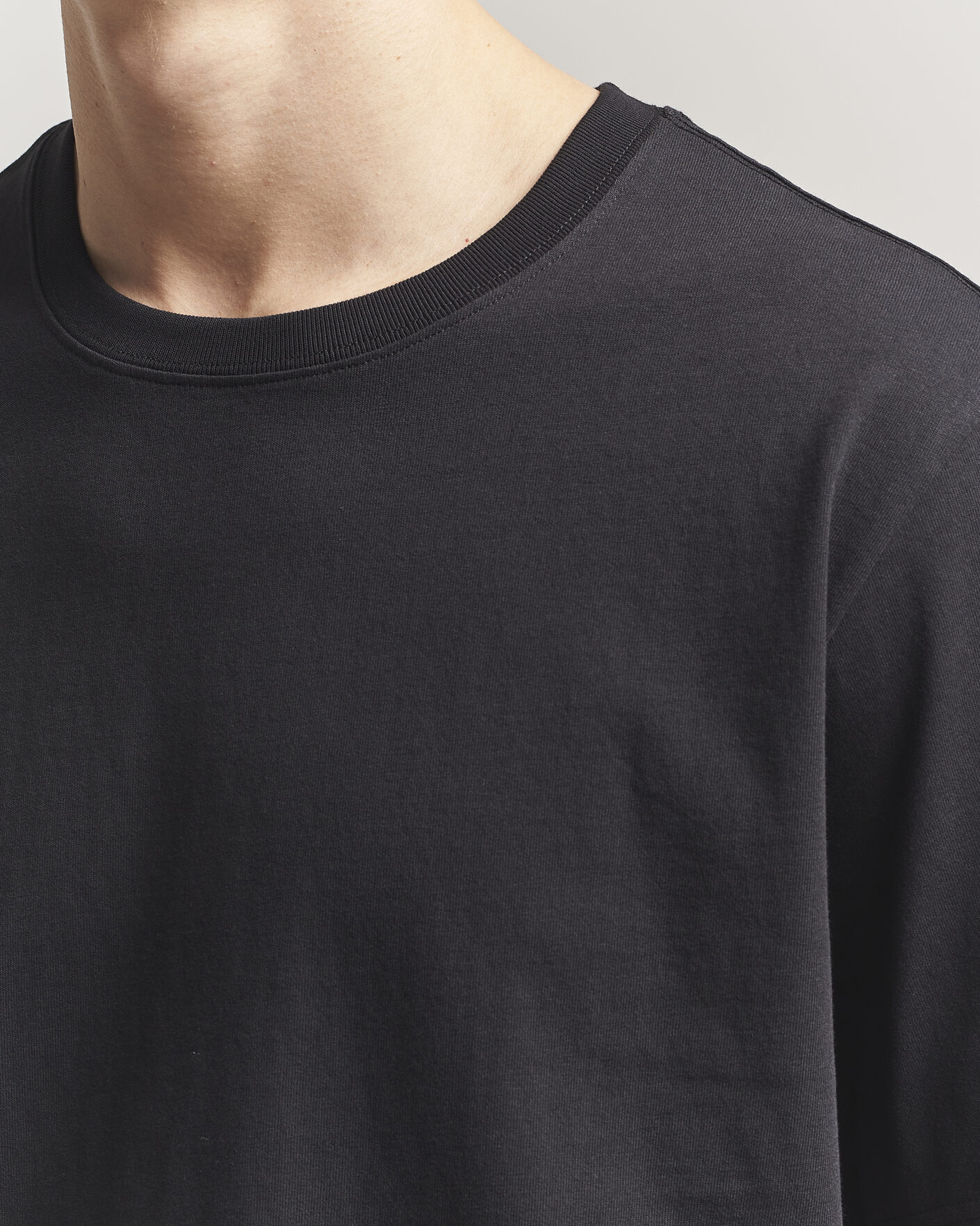 Men | T-Shirts | NN07 | Jett Washed Printed Crew Neck T-Shirt Black
