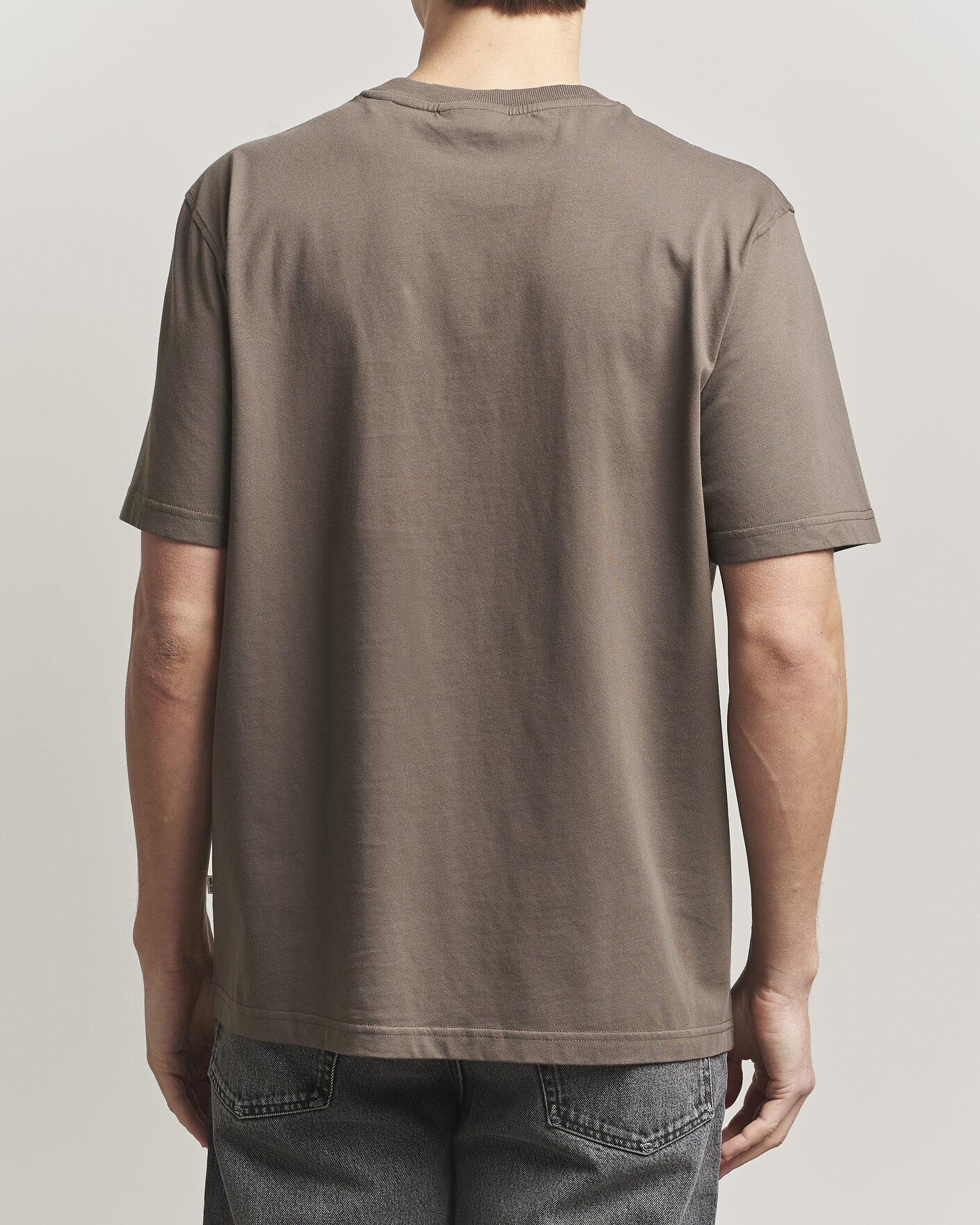 Men | T-Shirts | NN07 | Adam Pima Crew Neck T-Shirt Mable Husk