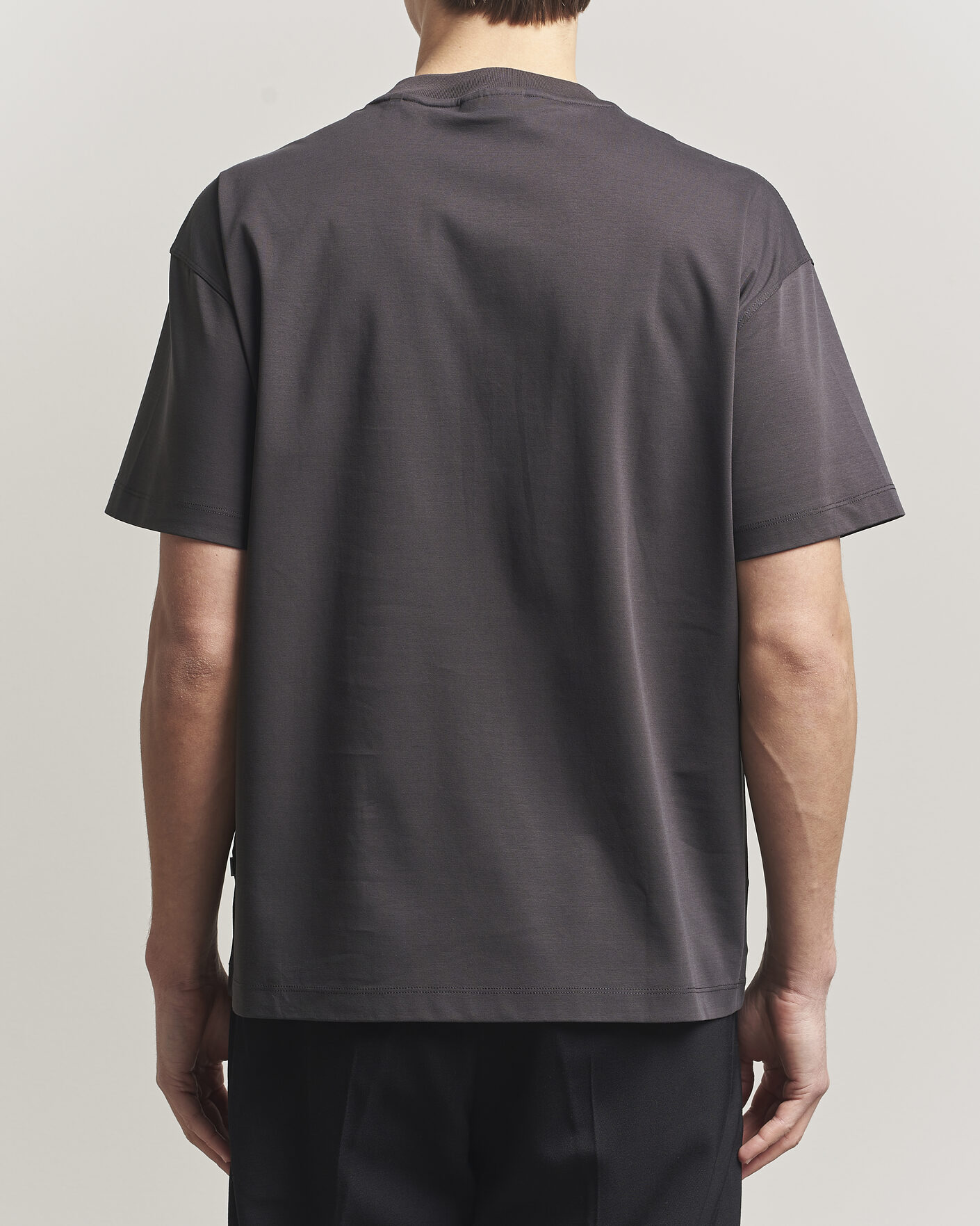 Men | T-Shirts | NN07 | Lionel Mercerized Crew Neck T-Shirt Deep Truffle
