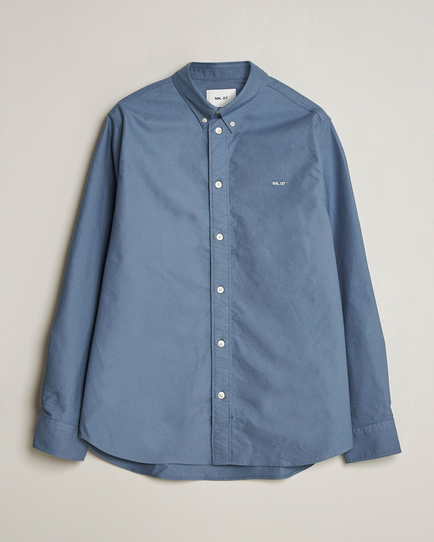 Men | Shirts | NN07 | Colby Oxford Shirt Stone Blue