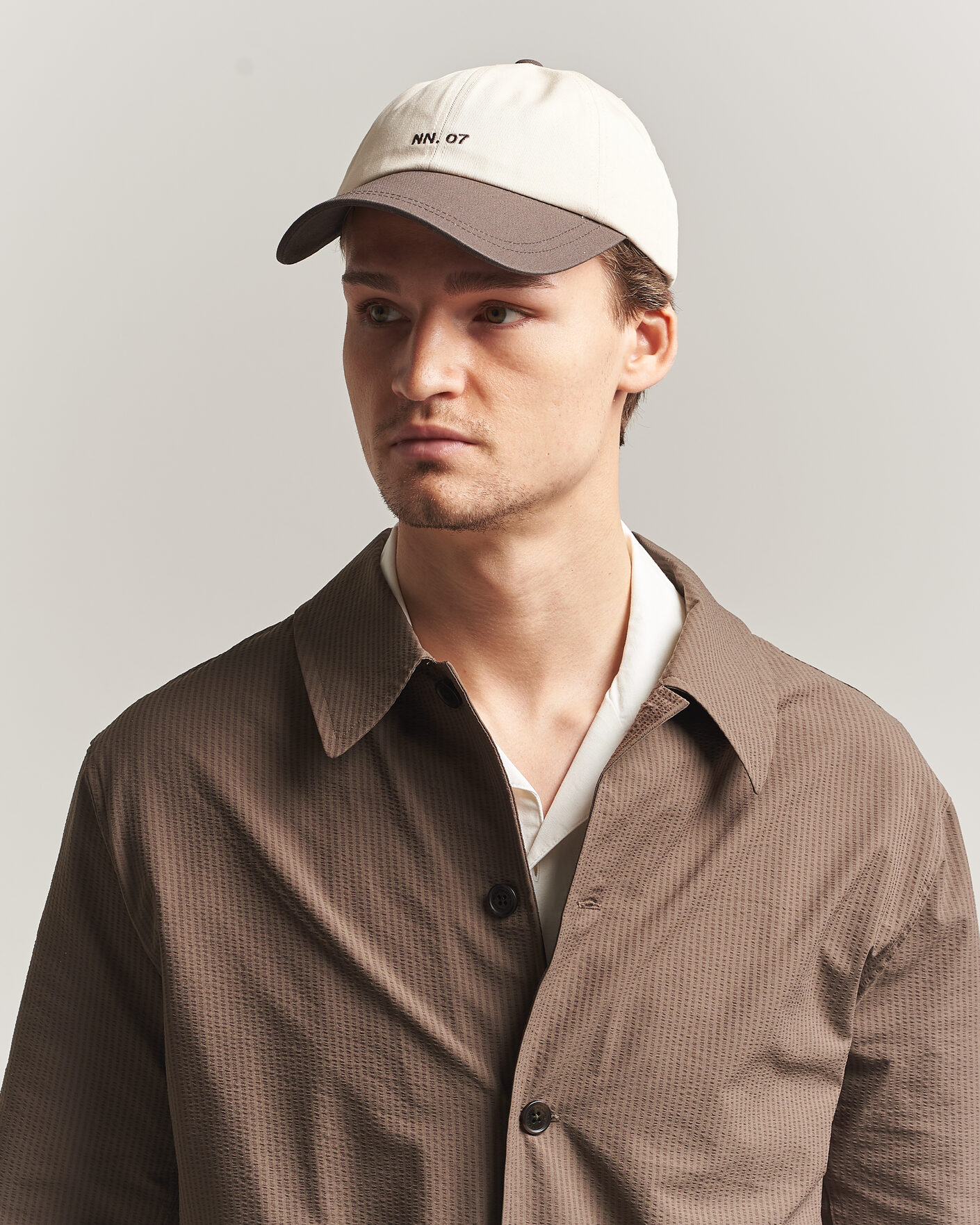 Men | Hats & Caps | NN07 | Logo Cap Demitasse Brown
