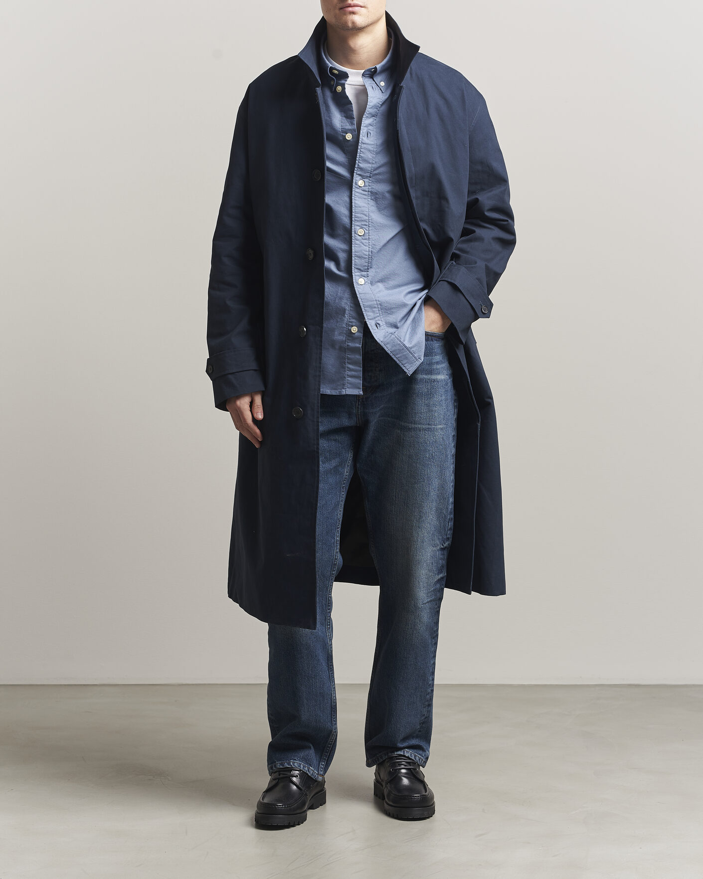 NN07 Gibson Coat Navy Blue at CareOfCarl.com