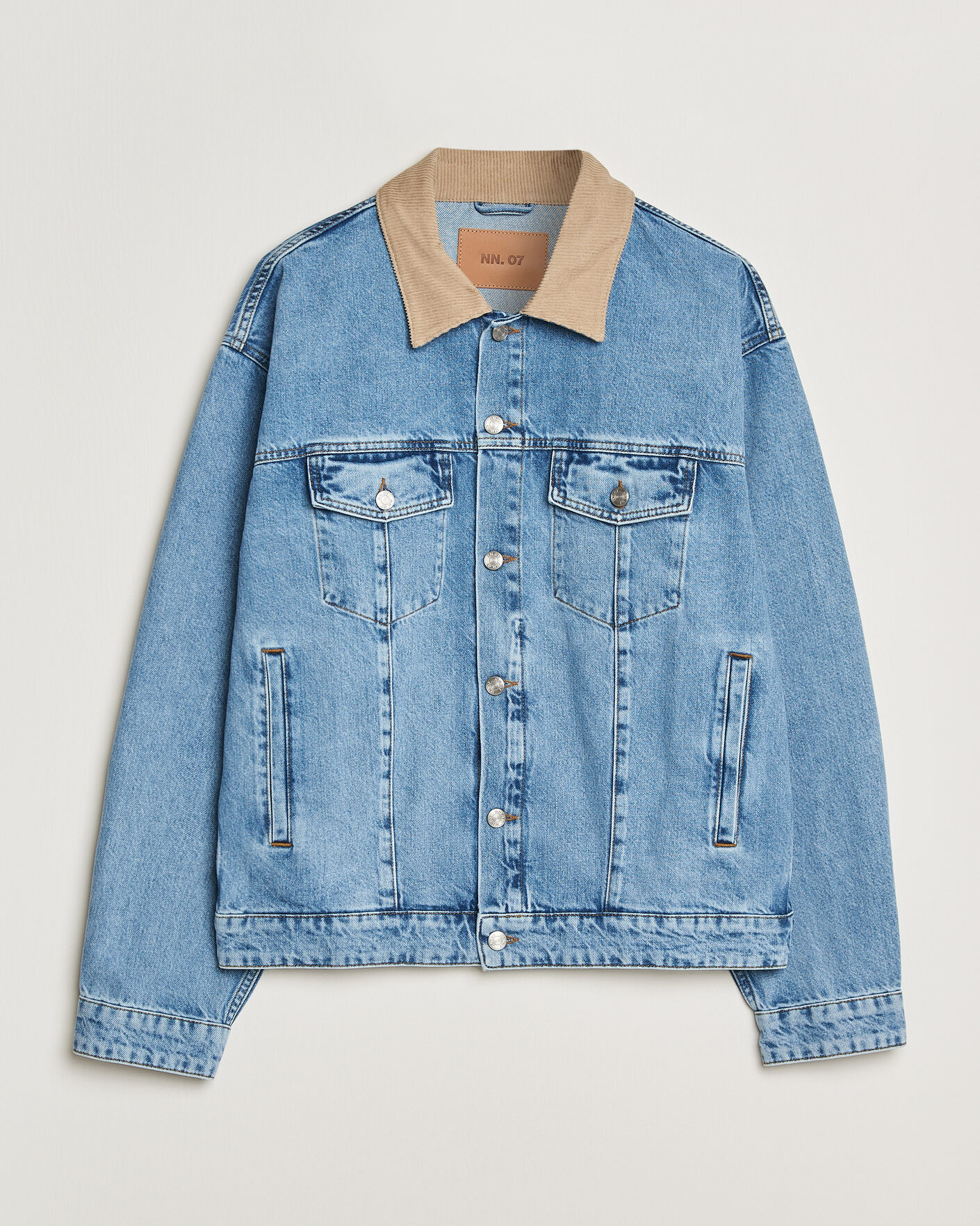NN07 Roy Denim Jacket Vintage Blue at CareOfCarl.com
