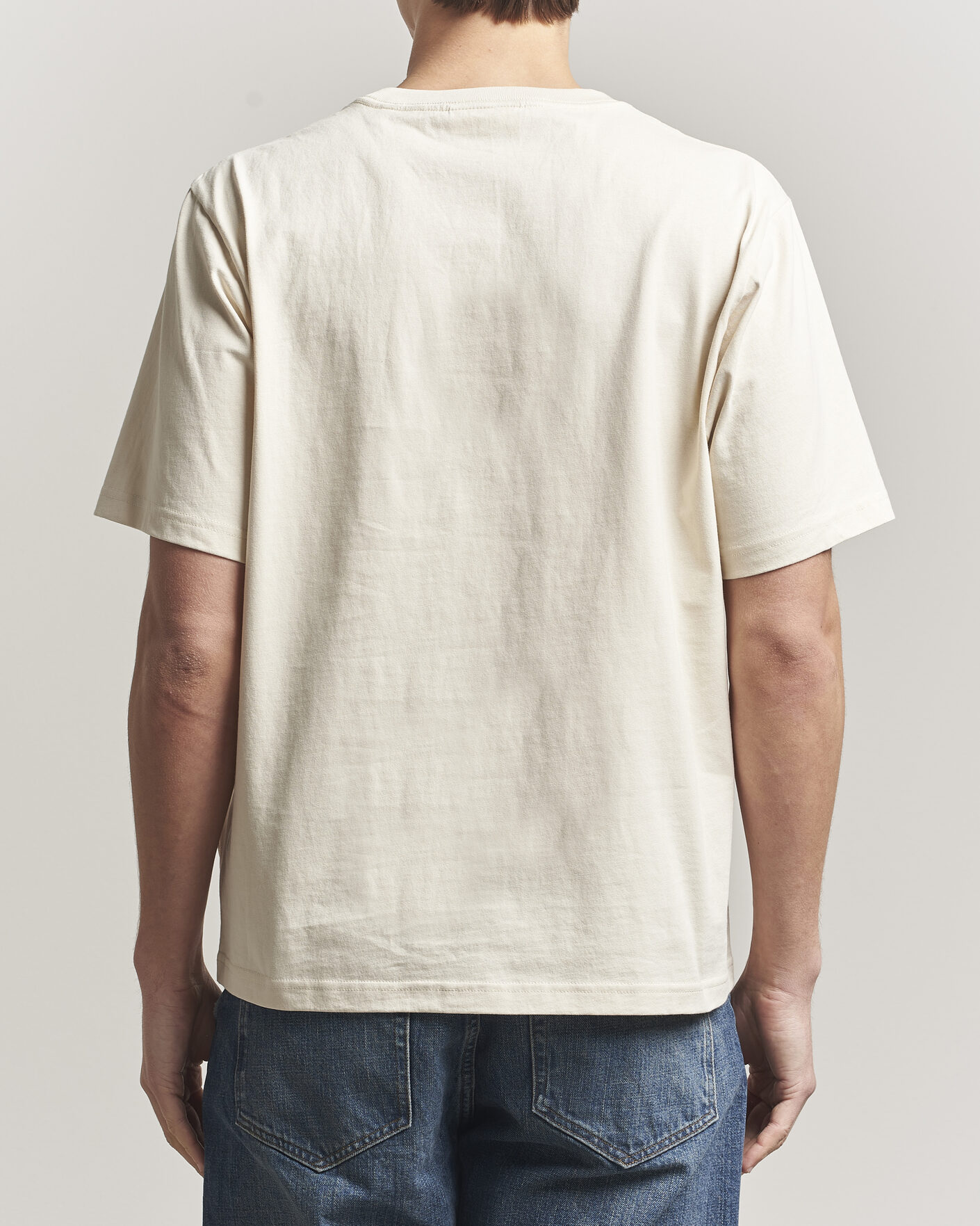 Men | T-Shirts | NN07 | Jett Washed Crew Neck T-Shirt Ivory