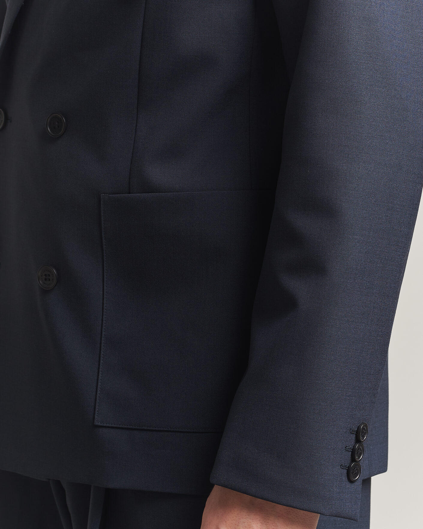 Men | Blazers | NN07 | Jordin Summer Wool Double Breasted Blazer Deep Navy