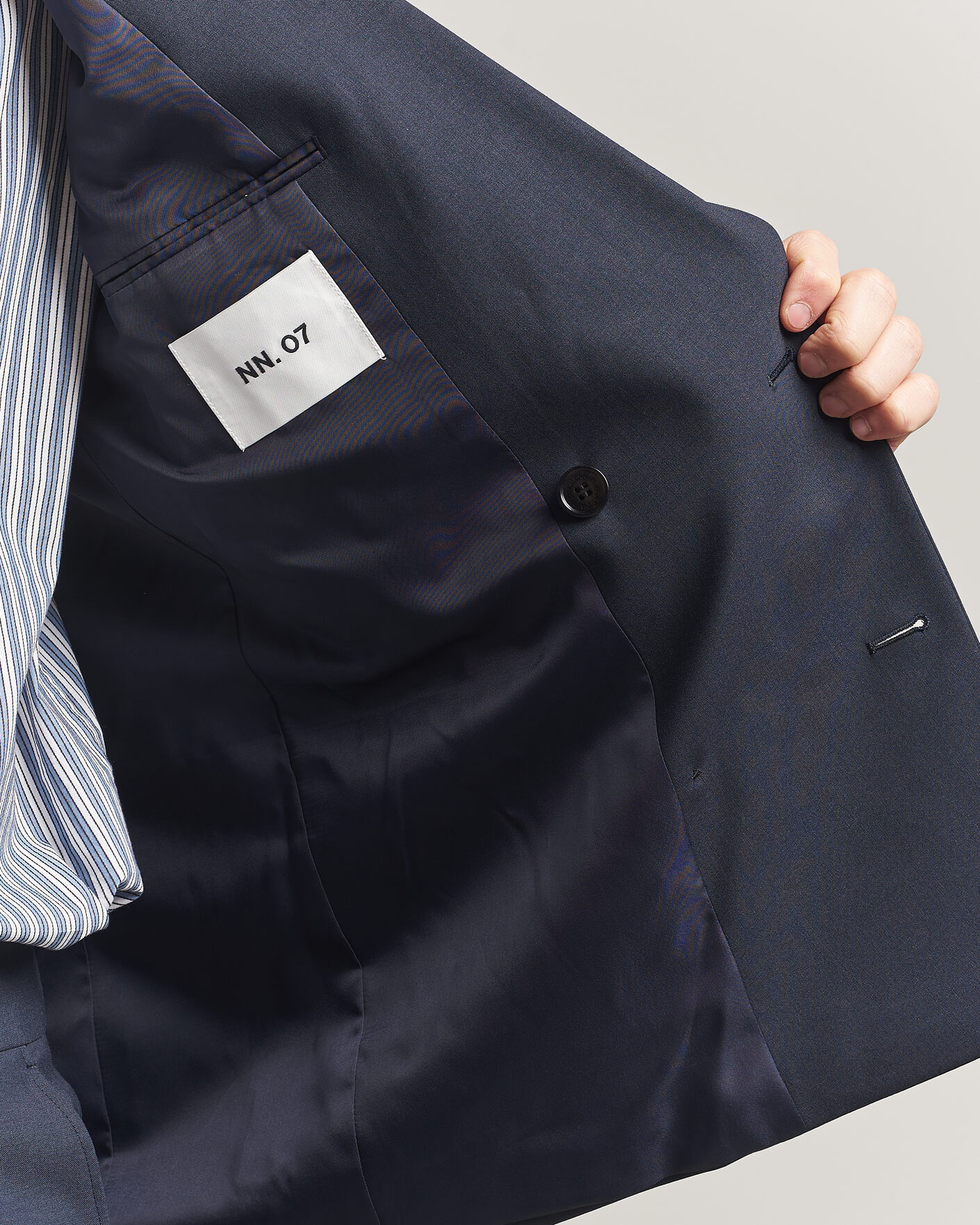 Men | Blazers | NN07 | Jordin Summer Wool Double Breasted Blazer Deep Navy