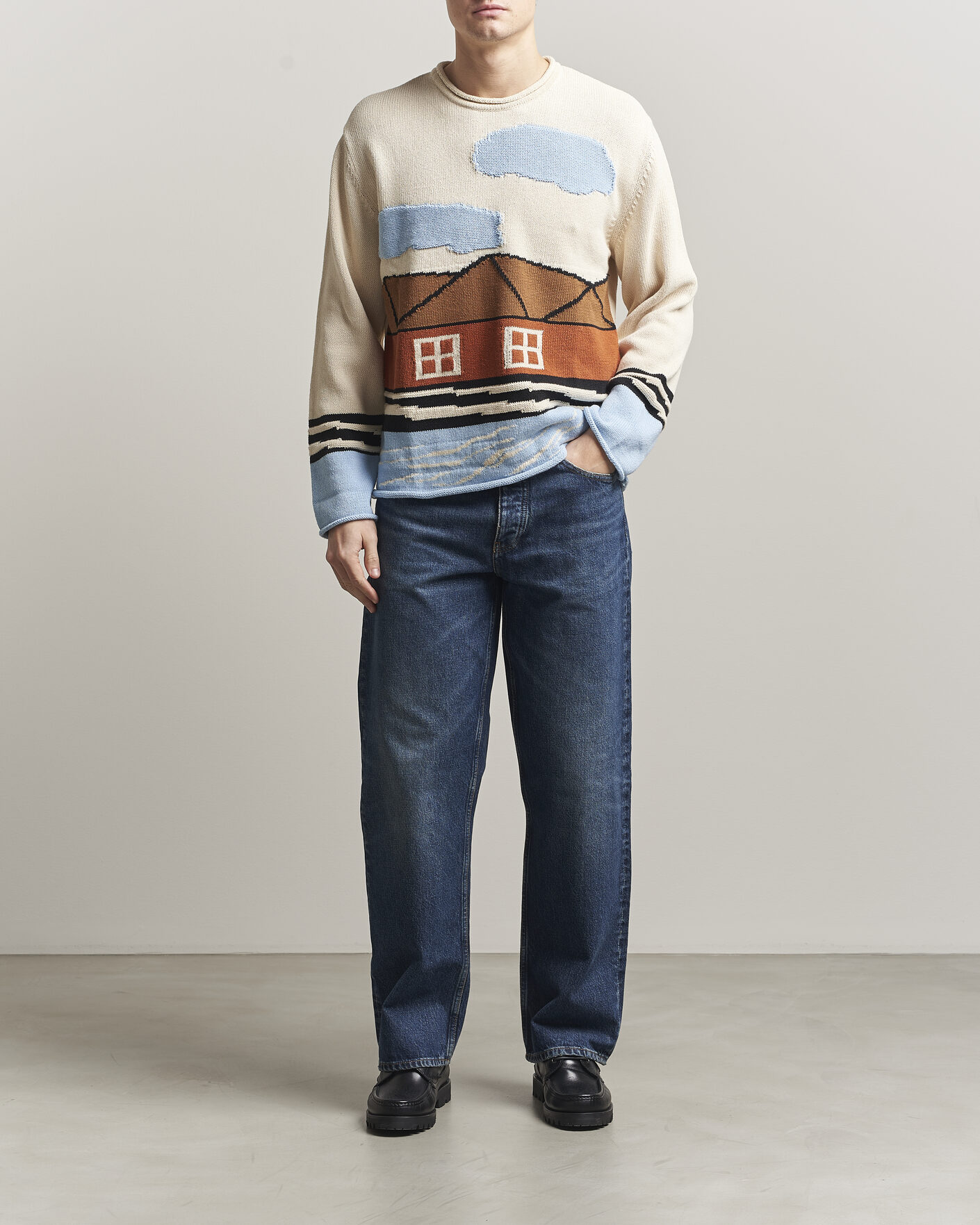 Men | Sweaters & Knitwear | NN07 | Mikkel Knitted HQ Printed Sweater Multi