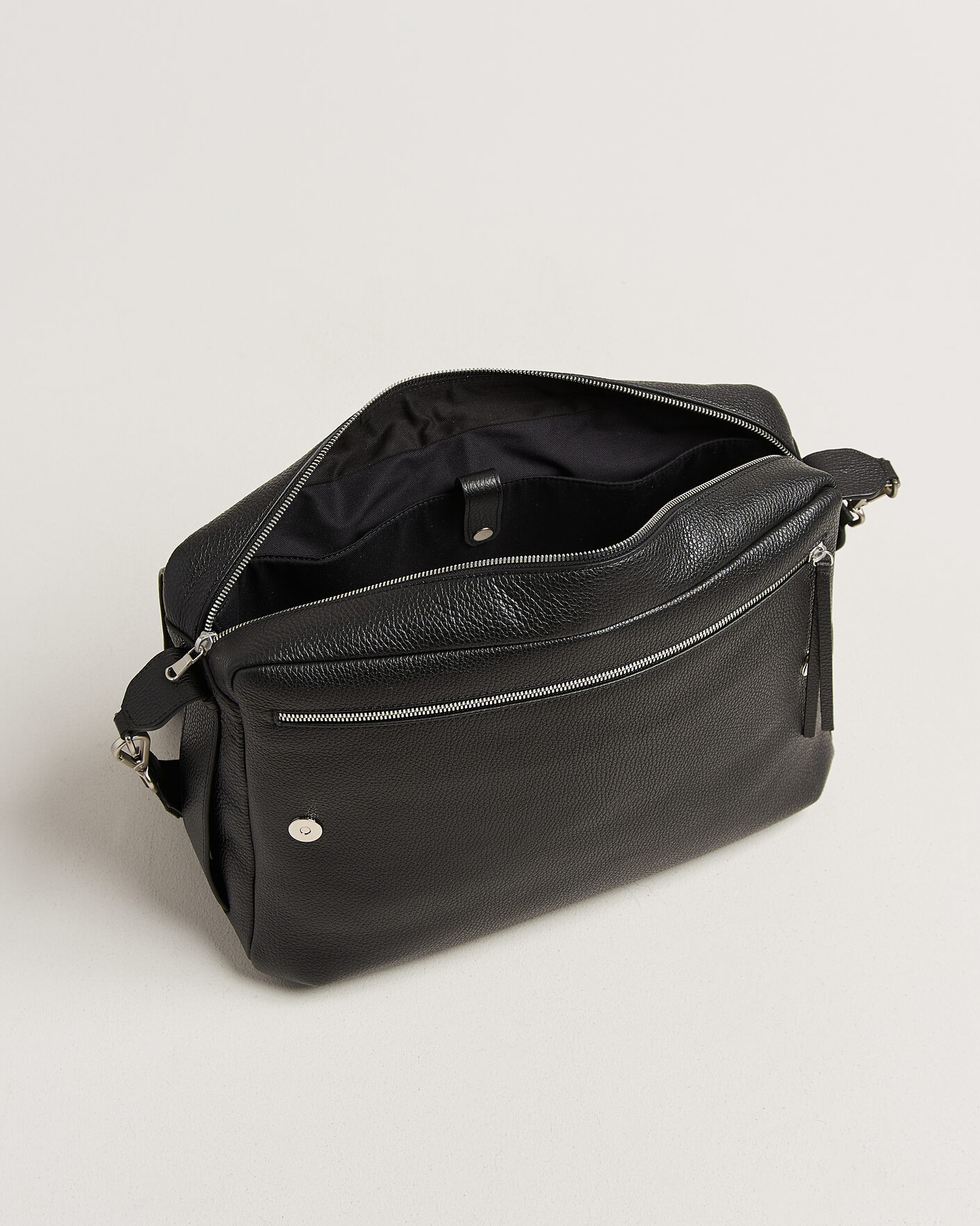 Men | Bags | NN07 | Port Satchel Grained Leather Briefcase Black