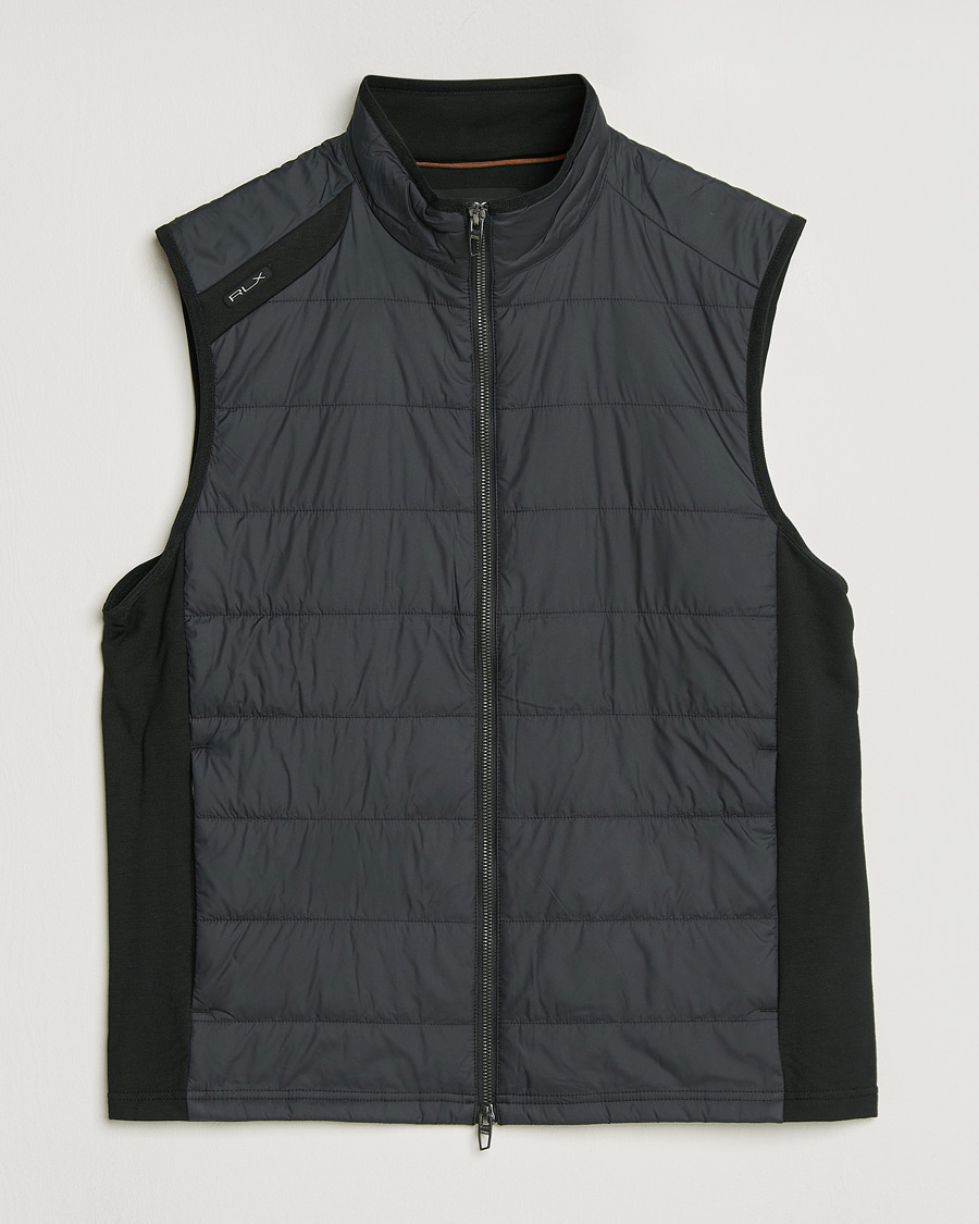 Men | Gilets | RLX Ralph Lauren | Performance Wool Vest Polo Black